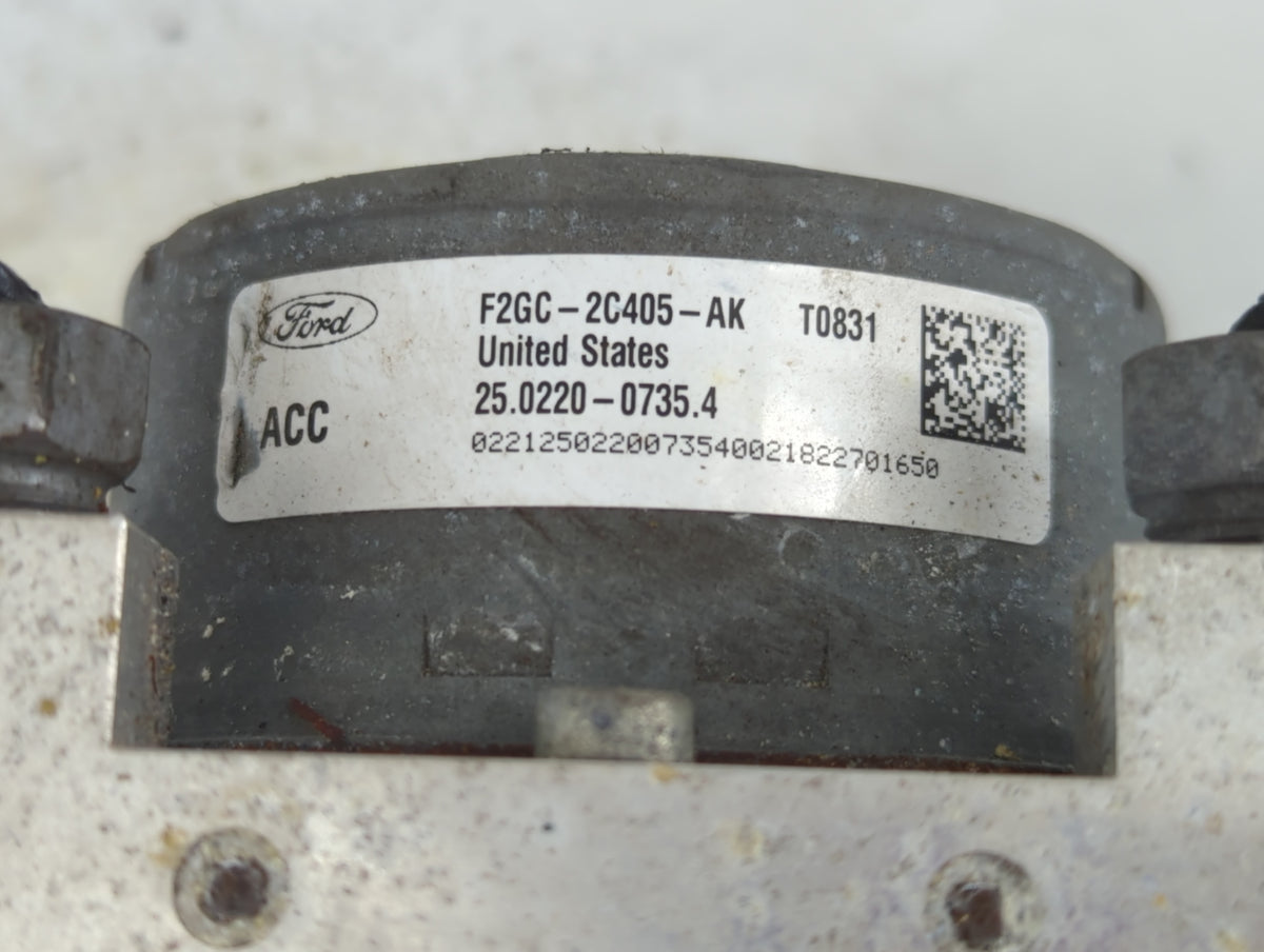 2015-2018 Ford Edge Anti-Lock Brake ABS Pump Module Actuator OEM P/N:F2GC-2C405-AK Fits Fits 2015 2016 2017 2018 OEM Used Au