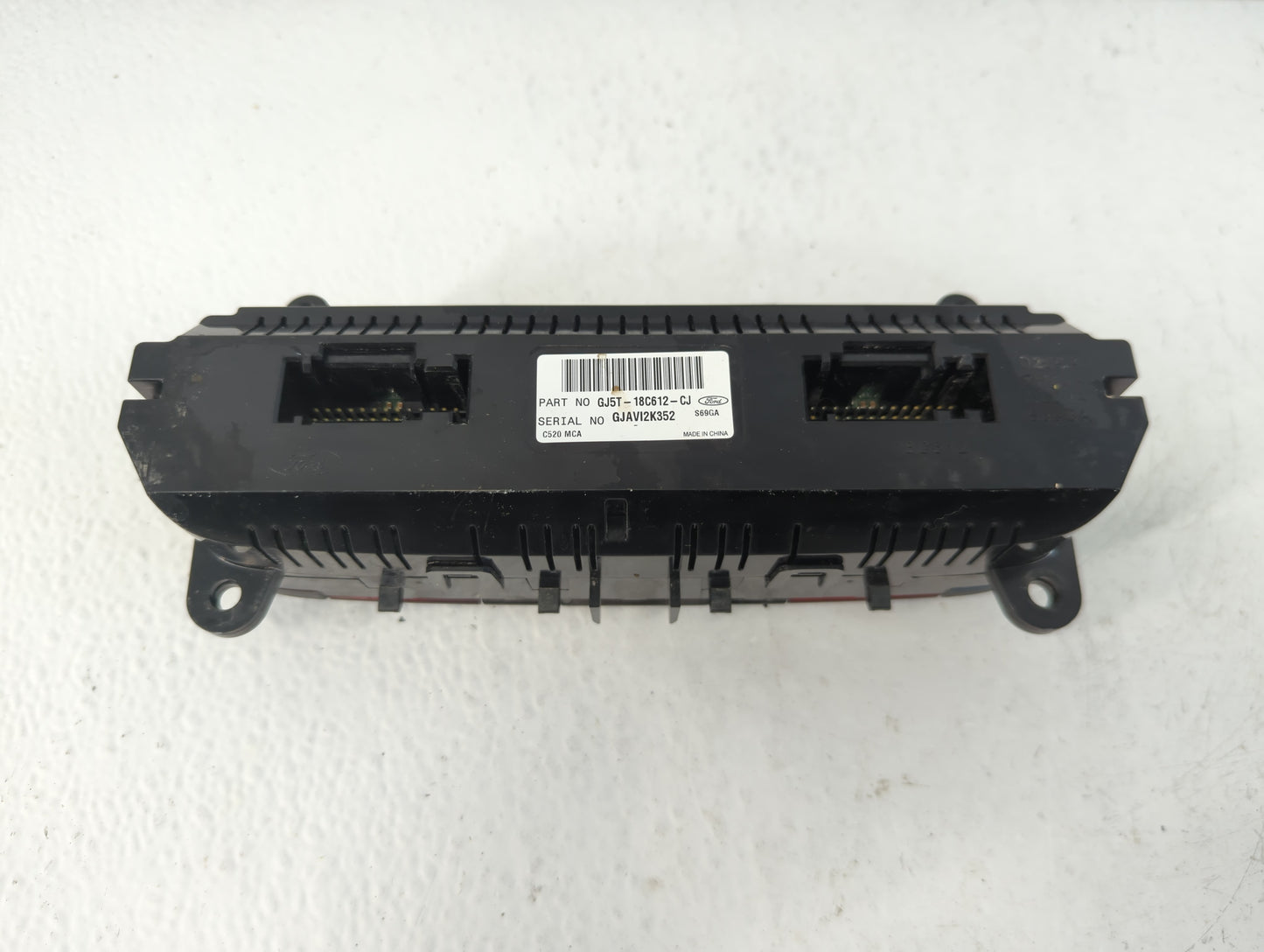 2017-2019 Ford Escape Climate Control Module Temperature AC/Heater Replacement P/N:GJ5T-18C612-CJ Fits Fits 2017 2018 2019 O