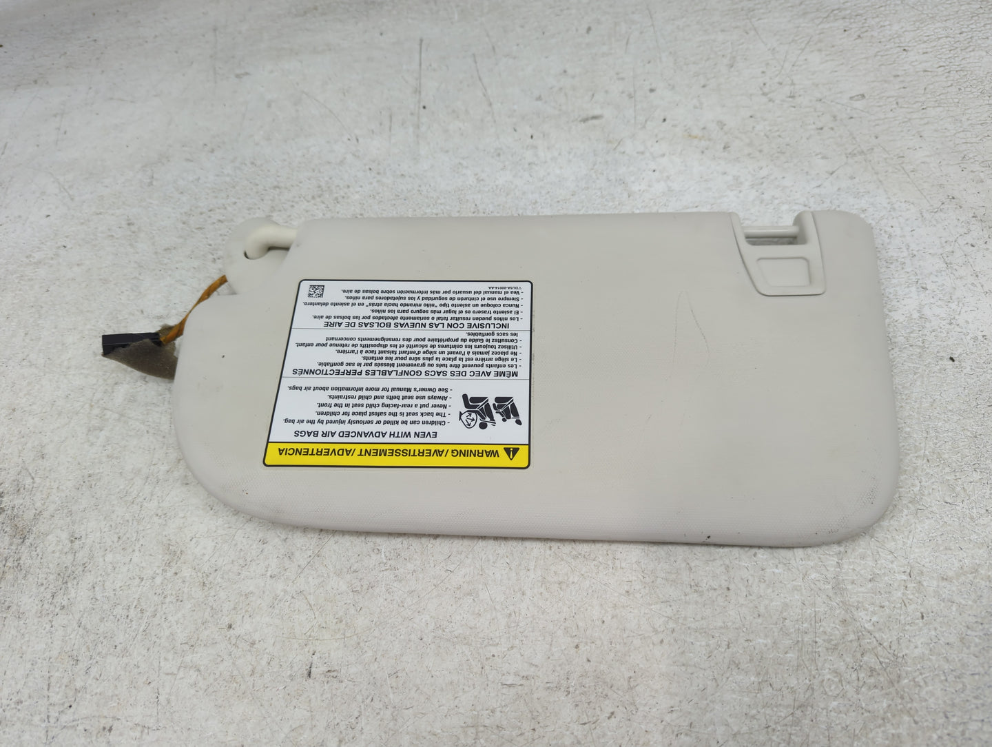 2013-2019 Ford Escape Sun Visor Shade Replacement Passenger Right Mirror Fits Fits 2013 2014 2015 2016 2017 2018 2019 OEM Us