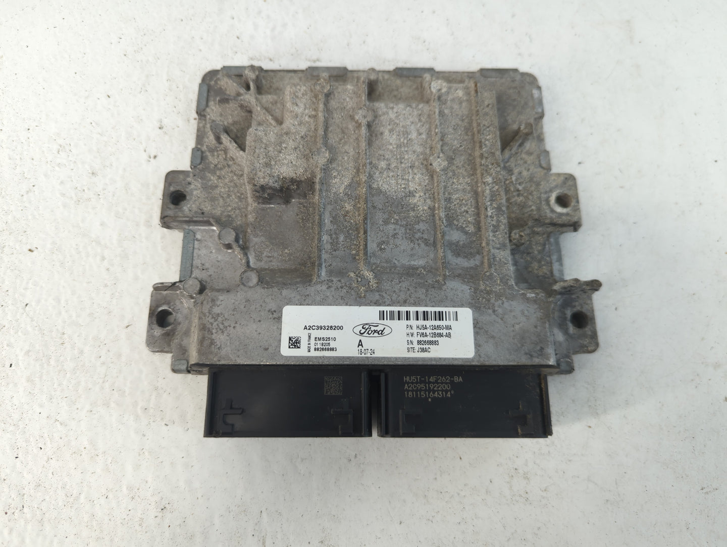 2017-2019 Ford Escape PCM Engine Control Computer ECU ECM PCU OEM P/N:HU5T-14F262-BA FV6A-12B684-AB Fits Fits 2017 2018 2019