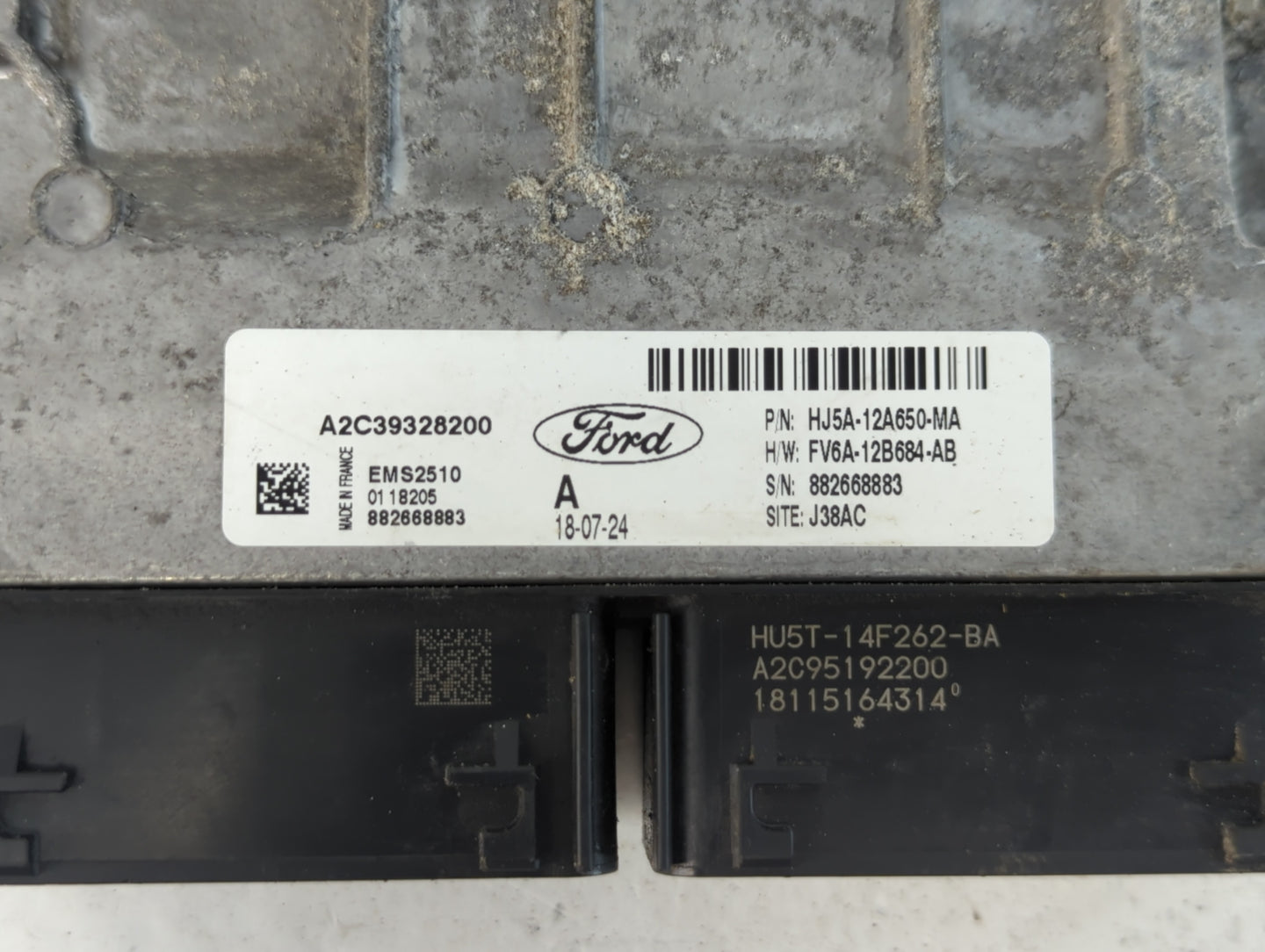2017-2019 Ford Escape PCM Engine Control Computer ECU ECM PCU OEM P/N:HU5T-14F262-BA FV6A-12B684-AB Fits Fits 2017 2018 2019