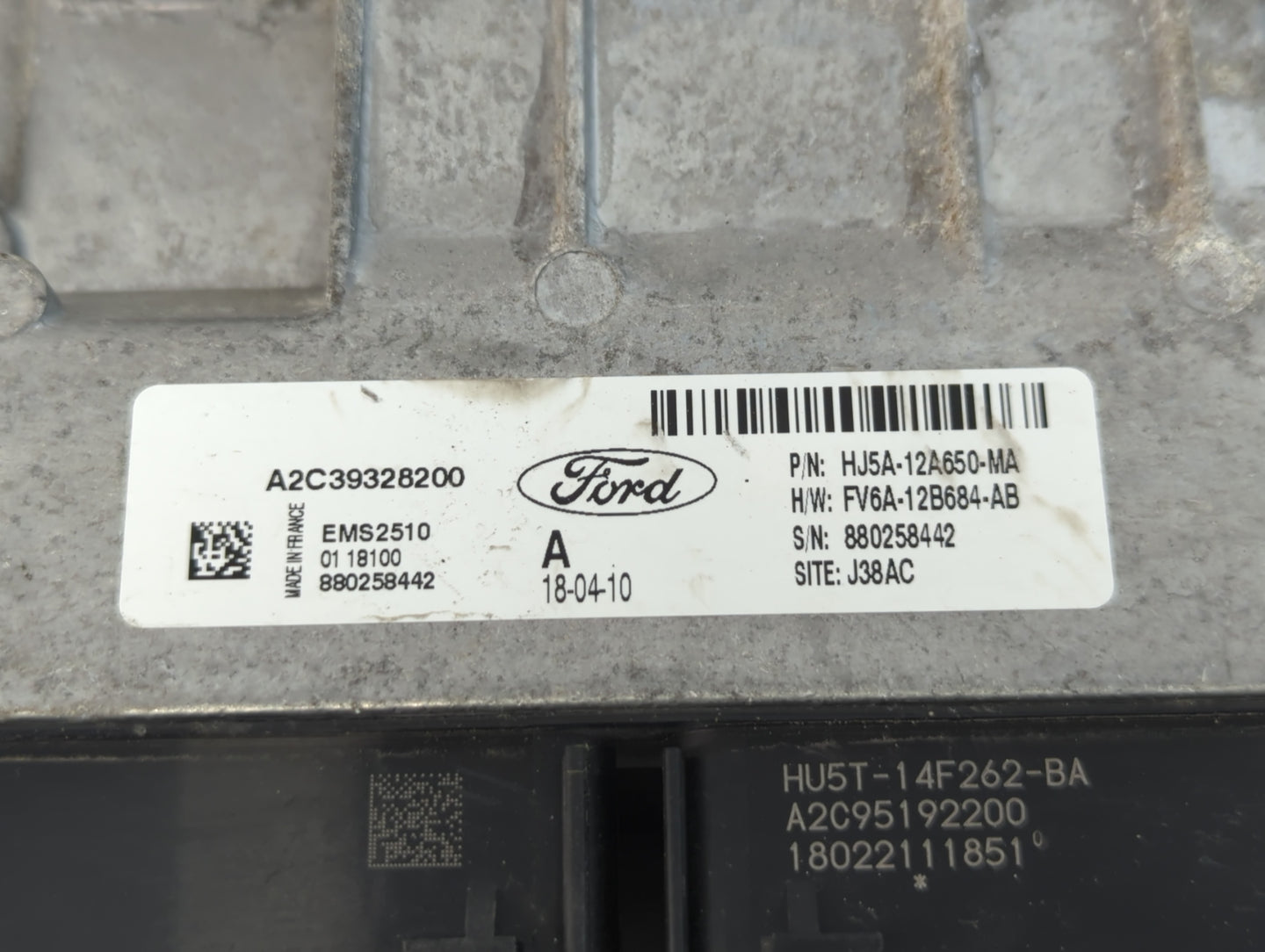 2017-2019 Ford Escape PCM Engine Control Computer ECU ECM PCU OEM P/N:FV6A-12B684-AB HJ5A-12A650-MA Fits Fits 2017 2018 2019