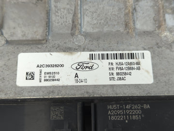2017-2019 Ford Escape PCM Engine Control Computer ECU ECM PCU OEM P/N:FV6A-12B684-AB HJ5A-12A650-MA Fits Fits 2017 2018 2019 OEM Used Auto Parts