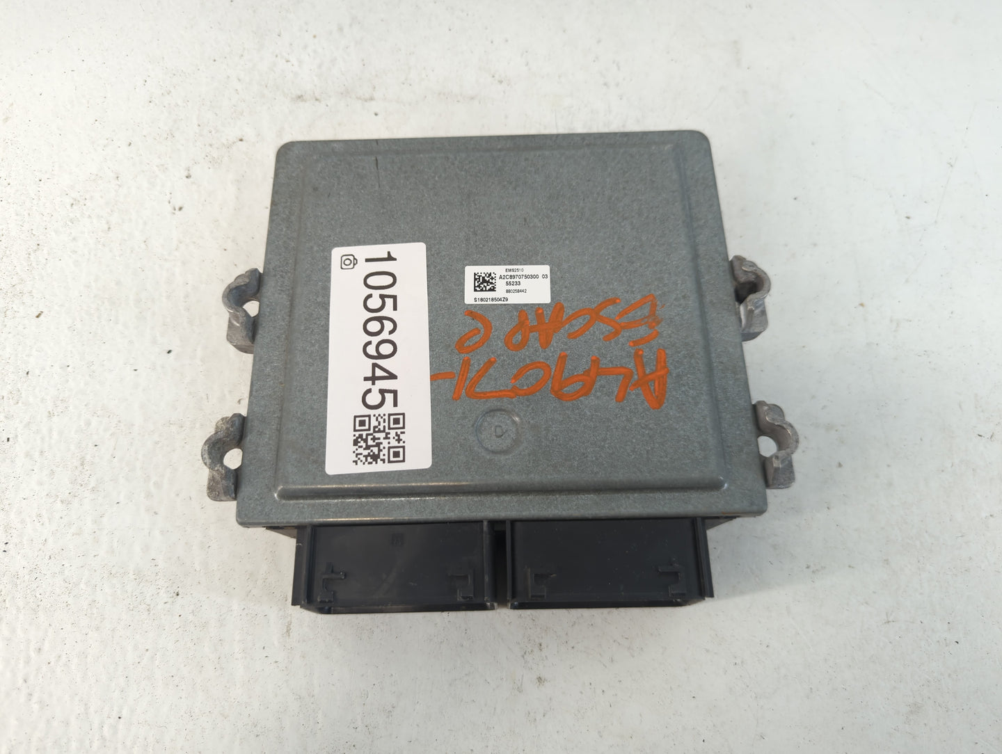 2017-2019 Ford Escape PCM Engine Control Computer ECU ECM PCU OEM P/N:FV6A-12B684-AB HJ5A-12A650-MA Fits Fits 2017 2018 2019
