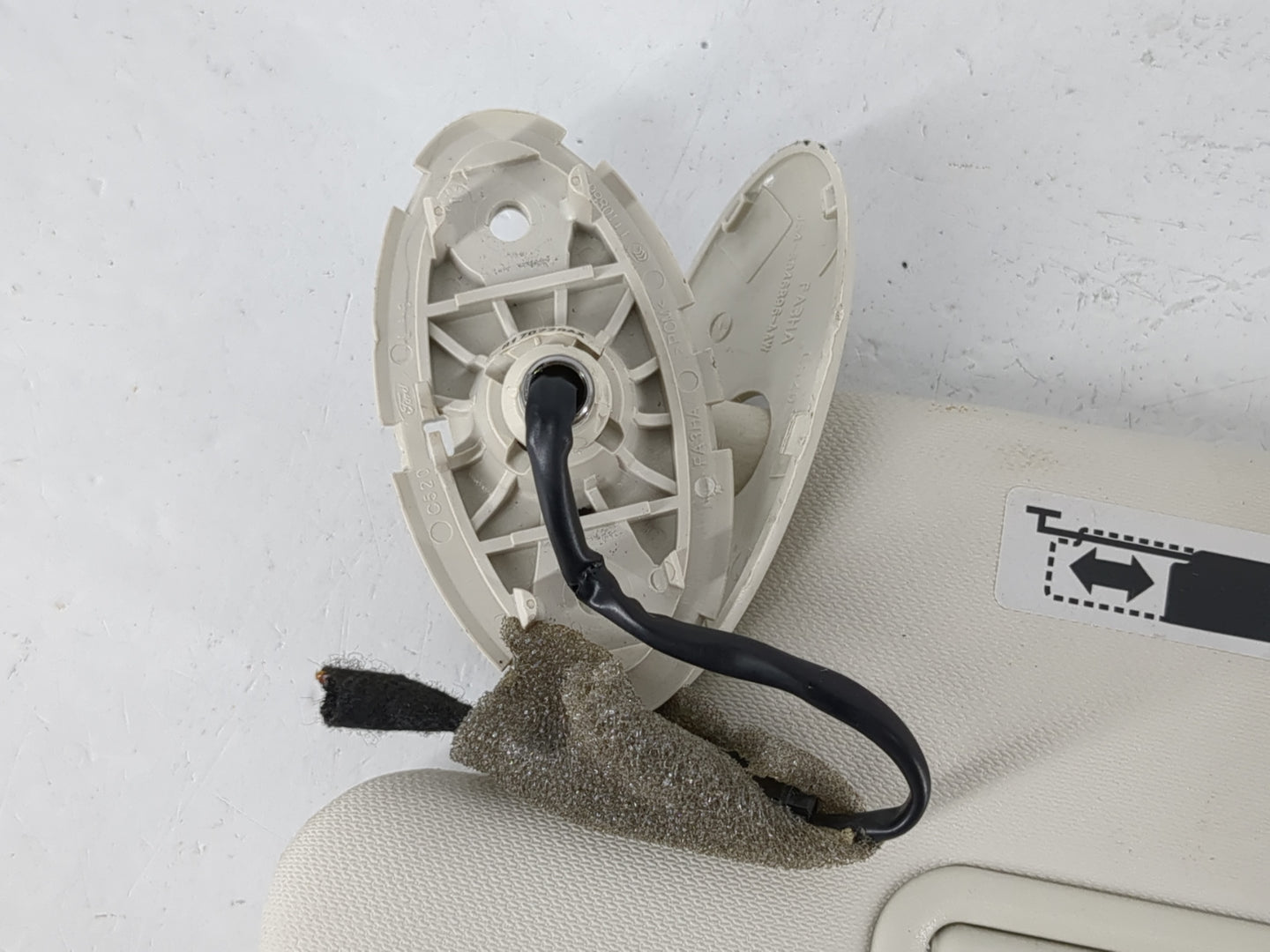 2013-2019 Ford Escape Sun Visor Shade Replacement Driver Left Mirror Fits Fits 2013 2014 2015 2016 2017 2018 2019 OEM Used A