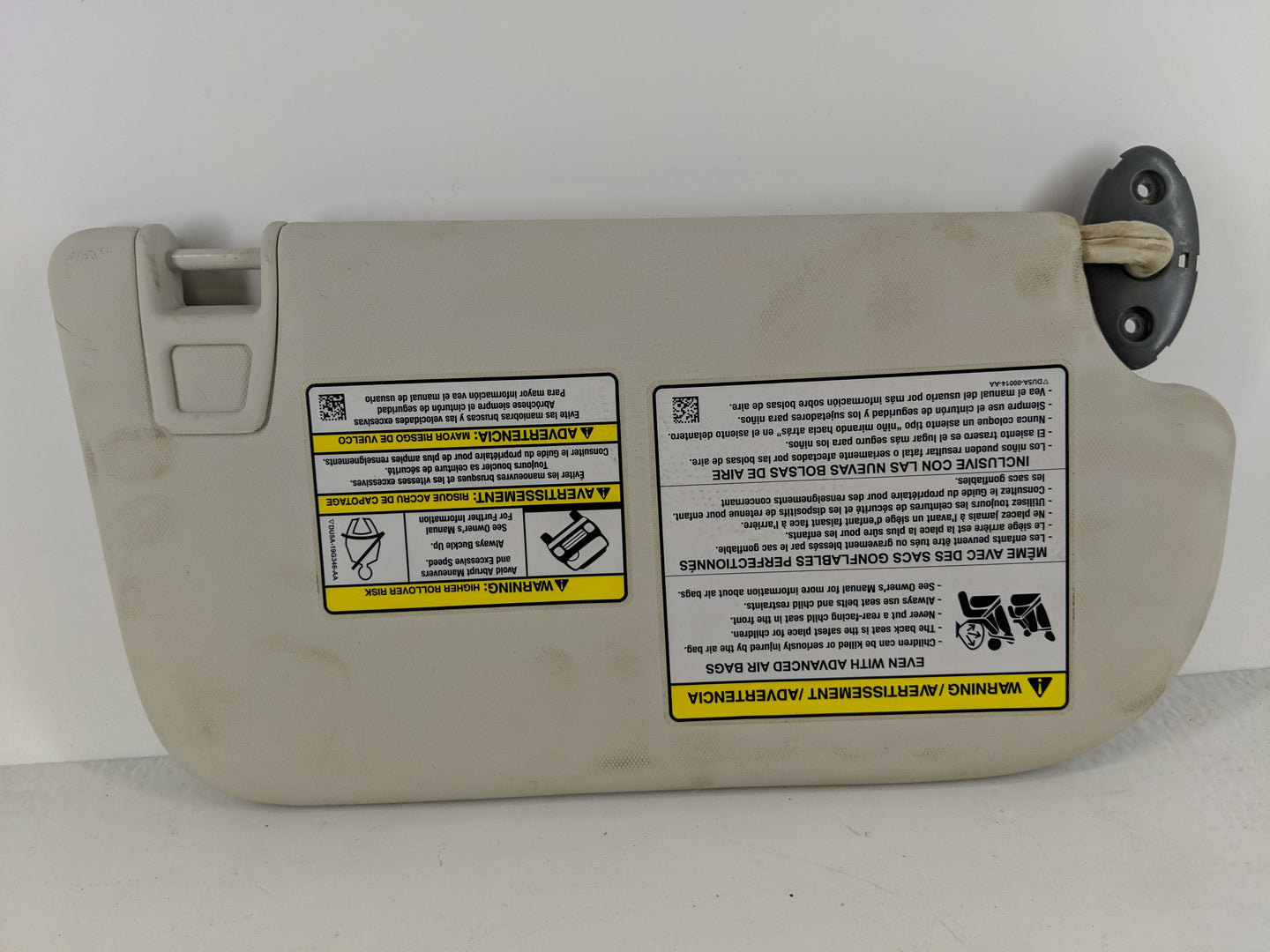 2013-2019 Ford Escape Sun Visor Shade Replacement Driver Left Mirror Fits Fits 2013 2014 2015 2016 2017 2018 2019 OEM Used A