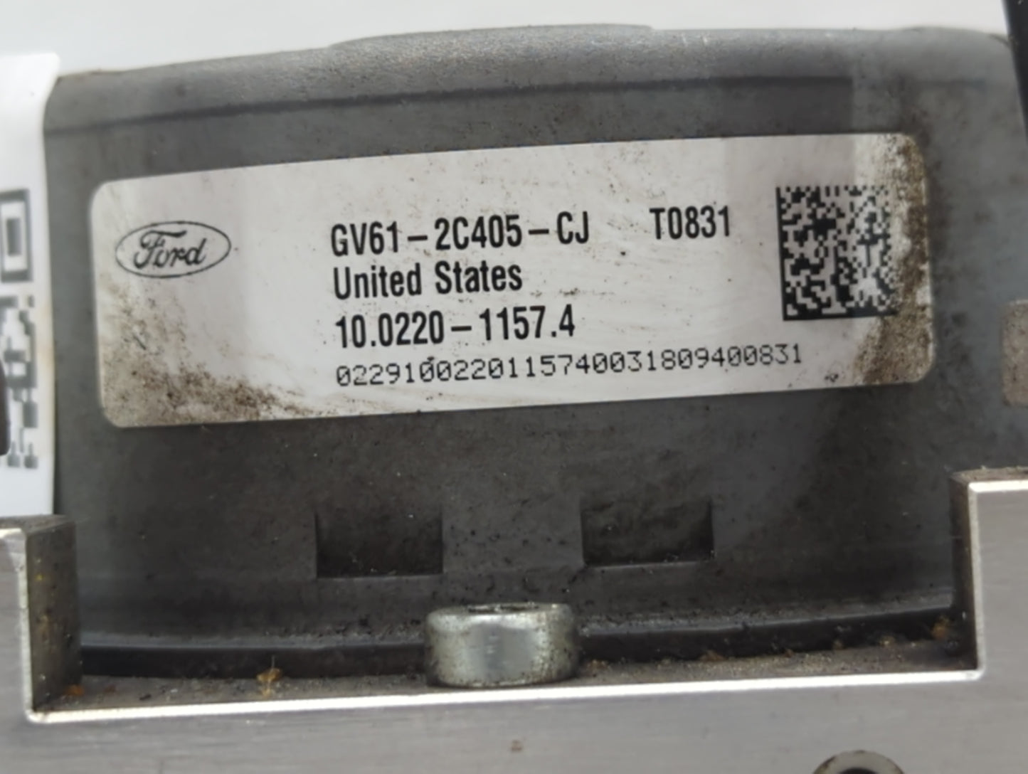 2017-2019 Ford Escape ABS Pump Control Module Replacement P/N:GV61-2C219-DJ Fits Fits 2017 2018 2019 OEM Used Auto Parts - O