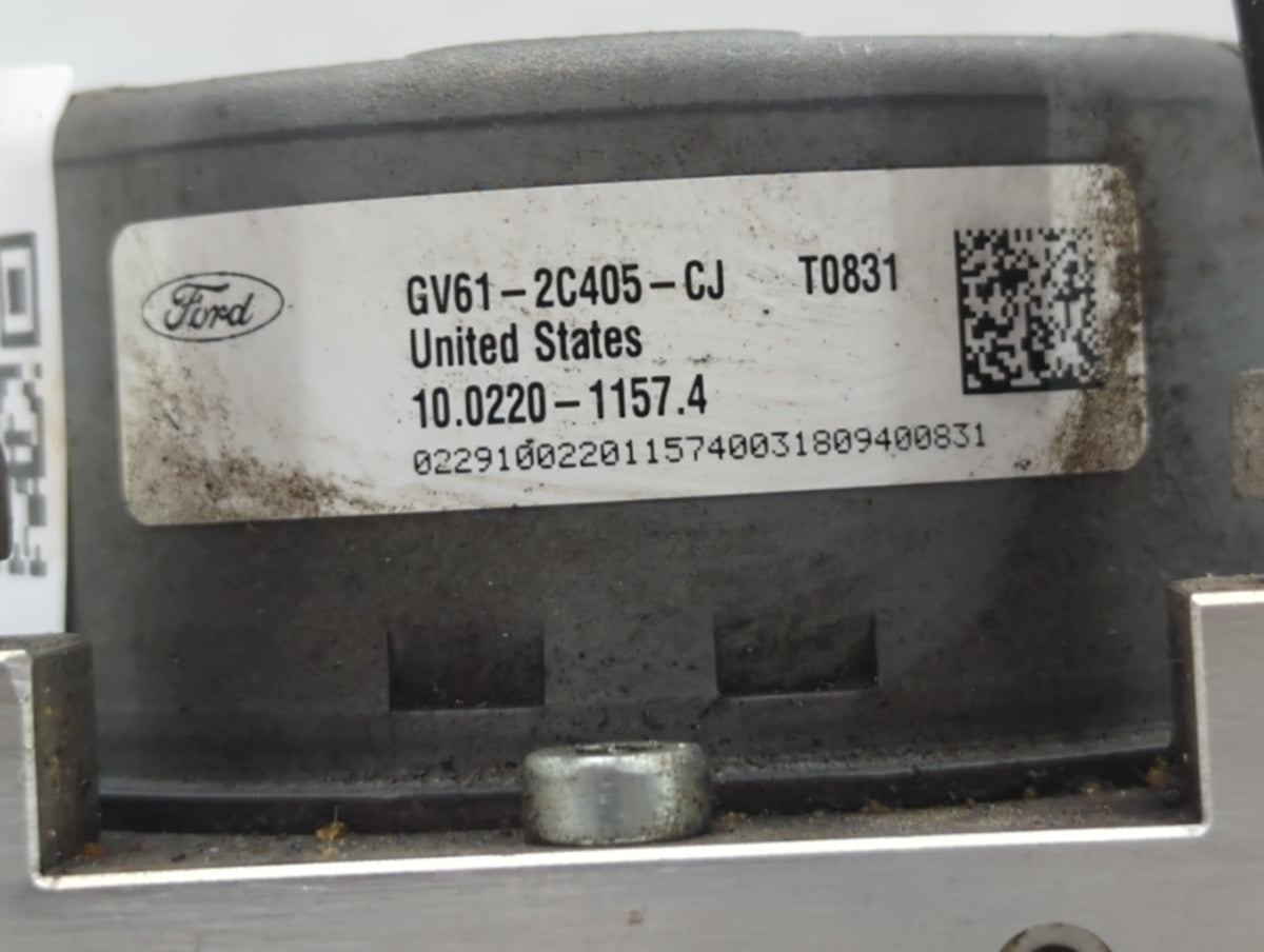 2017-2019 Ford Escape Anti-Lock Brake ABS Pump Module Actuator OEM P/N:GV61-2C219-DJ Fits Fits 2017 2018 2019 OEM Used Auto 