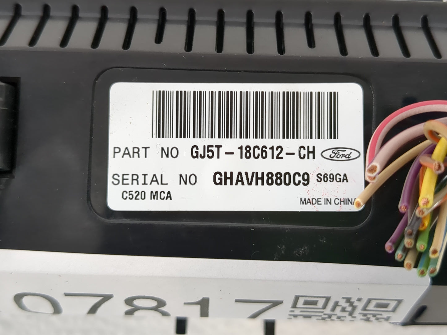 2018-2019 Ford Escape Climate Control Module Temperature AC/Heater Replacement P/N:GJ5T-18C812-CH GJ5T-18C612-CJ Fits OEM Us