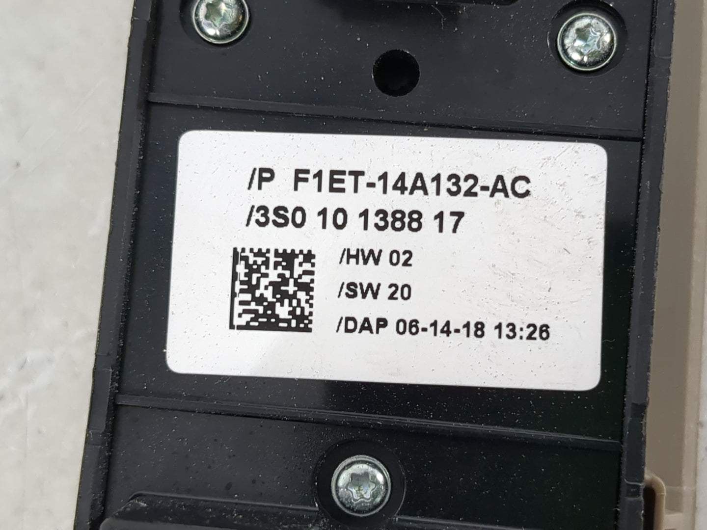 2017-2019 Ford Escape Master Power Window Switch Replacement Driver Side Left P/N:F1ET-14A132-AC Fits Fits 2017 2018 2019 OE