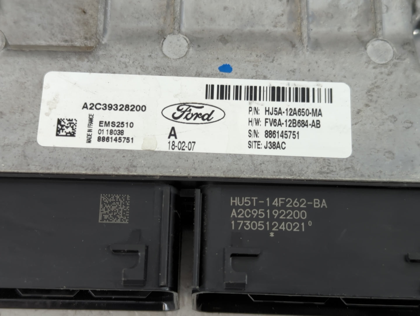 2017-2019 Ford Escape PCM Engine Control Computer ECU ECM PCU OEM P/N:HJ5A-12A650-MA Fits Fits 2017 2018 2019 OEM Used Auto 