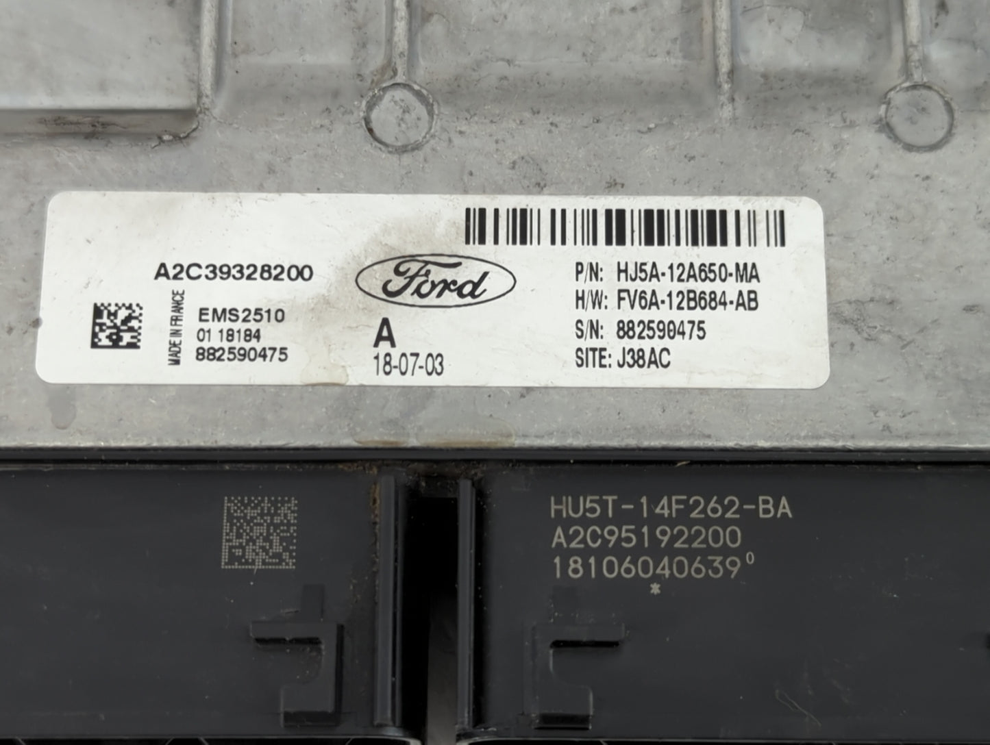 2017-2019 Ford Escape PCM Engine Control Computer ECU ECM PCU OEM P/N:HJ5A-12A650-MA Fits Fits 2017 2018 2019 OEM Used Auto 