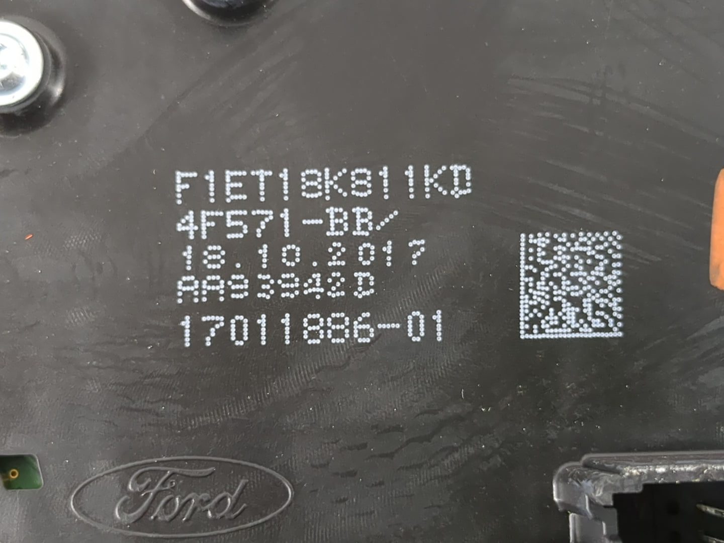 2017-2019 Ford Escape Radio AM FM Cd Player Receiver Replacement P/N:F1ET-18K811 KD Fits Fits 2015 2016 2017 2018 2019 OEM U