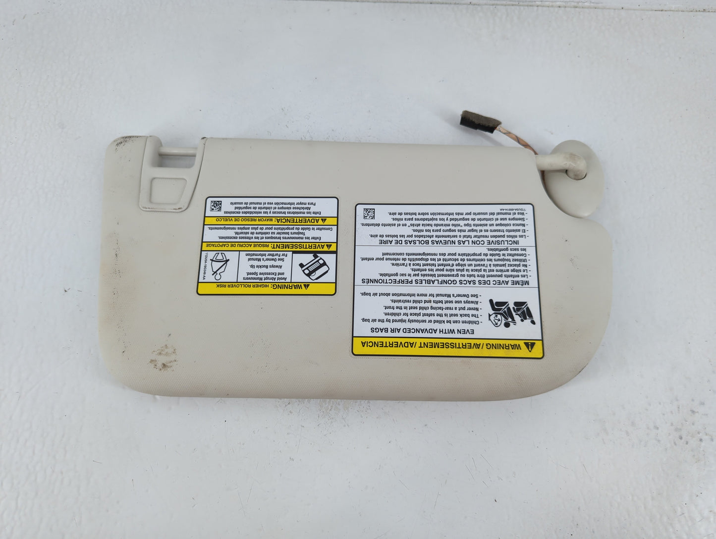 2013-2019 Ford Escape Sun Visor Shade Replacement Driver Left Mirror Fits Fits 2013 2014 2015 2016 2017 2018 2019 OEM Used A