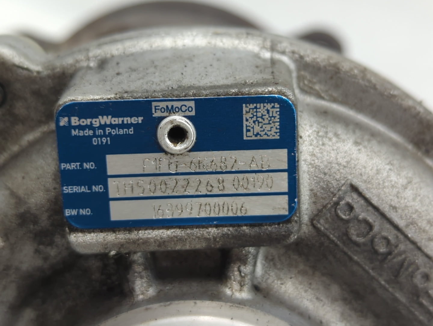 2017 Ford Escape Turbocharger Turbo Charger Super Charger Supercharger - Oemusedautoparts1.com