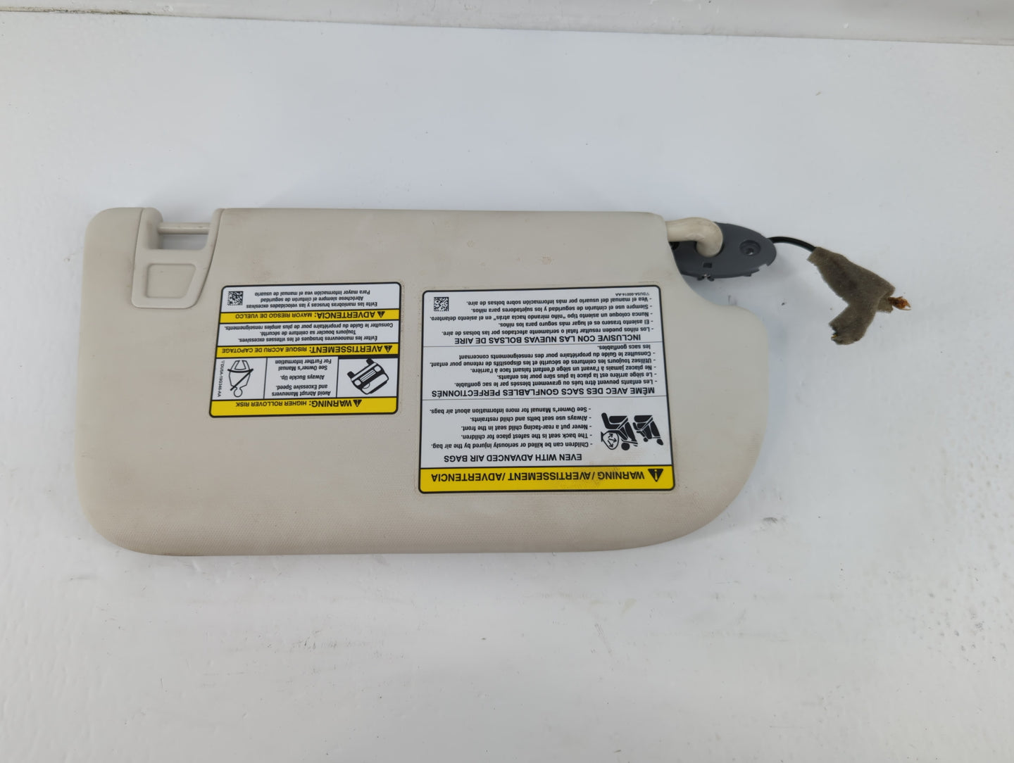 2013-2019 Ford Escape Sun Visor Shade Replacement Driver Left Mirror Fits Fits 2013 2014 2015 2016 2017 2018 2019 OEM Used A