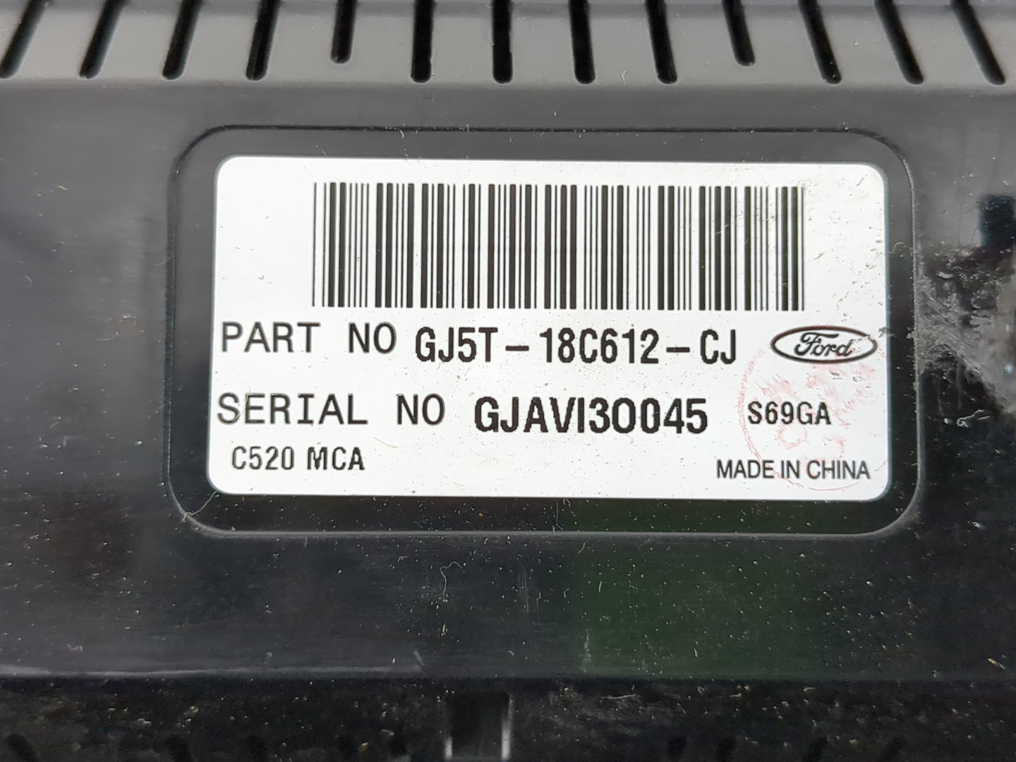 2018-2019 Ford Escape Climate Control Module Temperature AC/Heater Replacement P/N:GJ5T-18C612-CJ Fits Fits 2018 2019 OEM Us