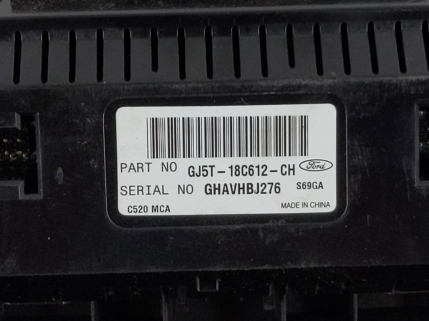2018-2019 Ford Escape Climate Control Module Temperature AC/Heater Replacement P/N:GJ5T-18C612-CH Fits Fits 2018 2019 OEM Us