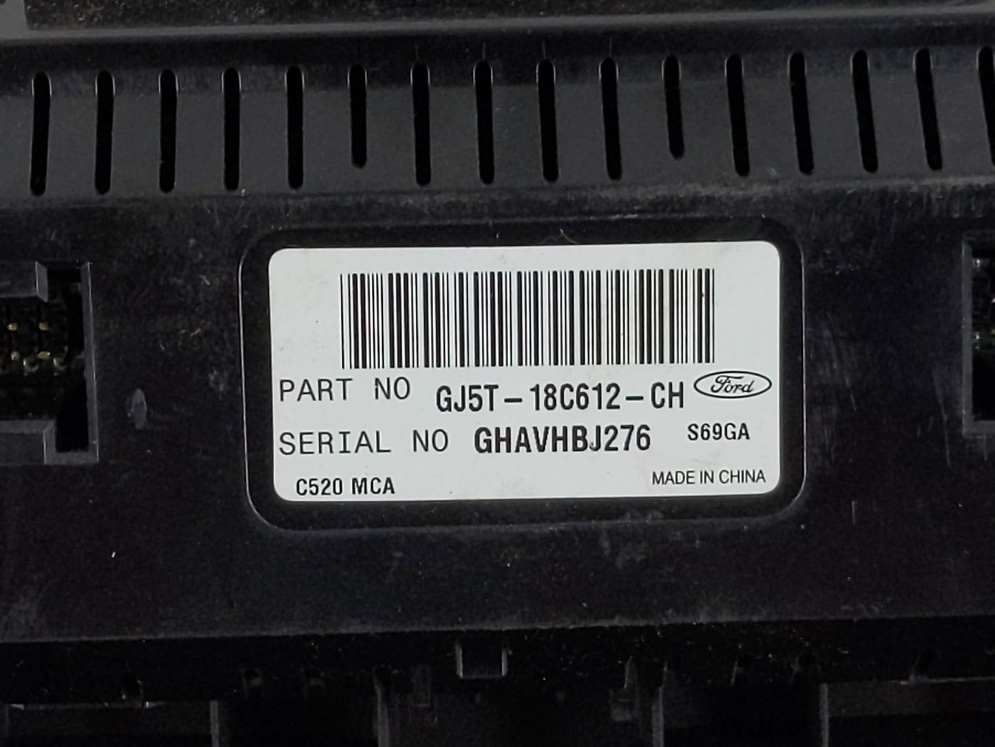 2018-2019 Ford Escape Climate Control Module Temperature AC/Heater Replacement P/N:GJ5T-18C612-CH Fits Fits 2018 2019 OEM Us