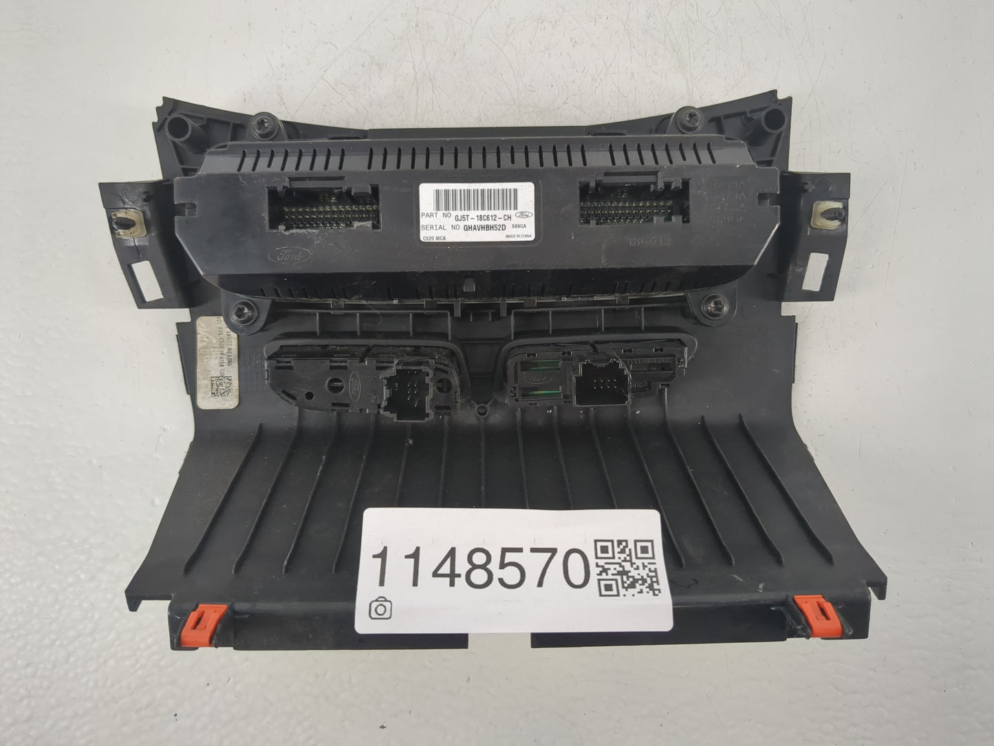 2018-2019 Ford Escape Climate Control Module Temperature AC/Heater Replacement P/N:GJ5T-18C612-CH Fits Fits 2018 2019 OEM Us