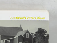 2018 Ford Escape Owners Manual Book Guide P/N:JJ5J 19A321 AA OEM Used Auto Parts - Oemusedautoparts1.com