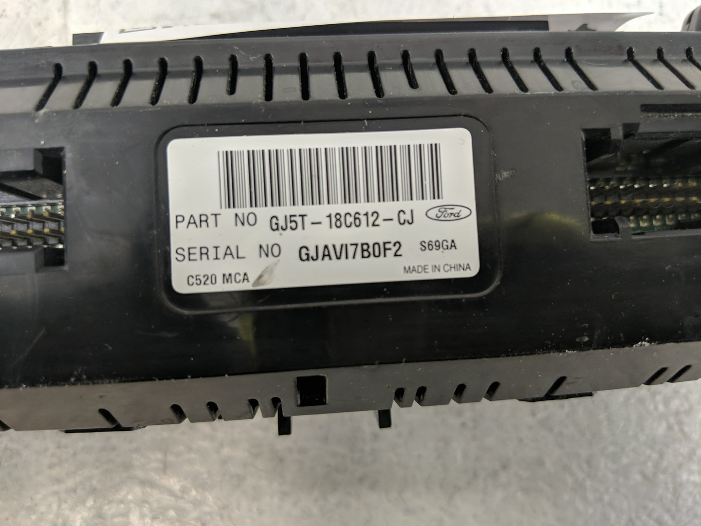 2017-2019 Ford Escape Climate Control Module Temperature AC/Heater Replacement P/N:GJ5T-18C612-CJ Fits Fits 2017 2018 2019 O