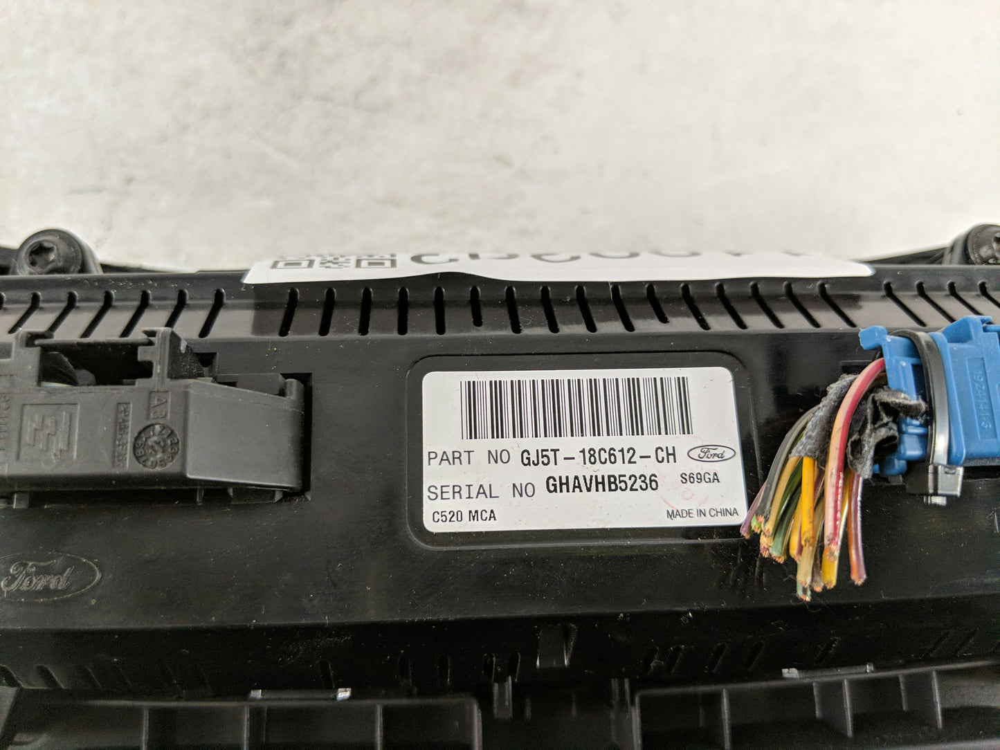 2018-2019 Ford Escape Climate Control Module Temperature AC/Heater Replacement P/N:GJ5T-18C612-CH Fits Fits 2018 2019 OEM Us