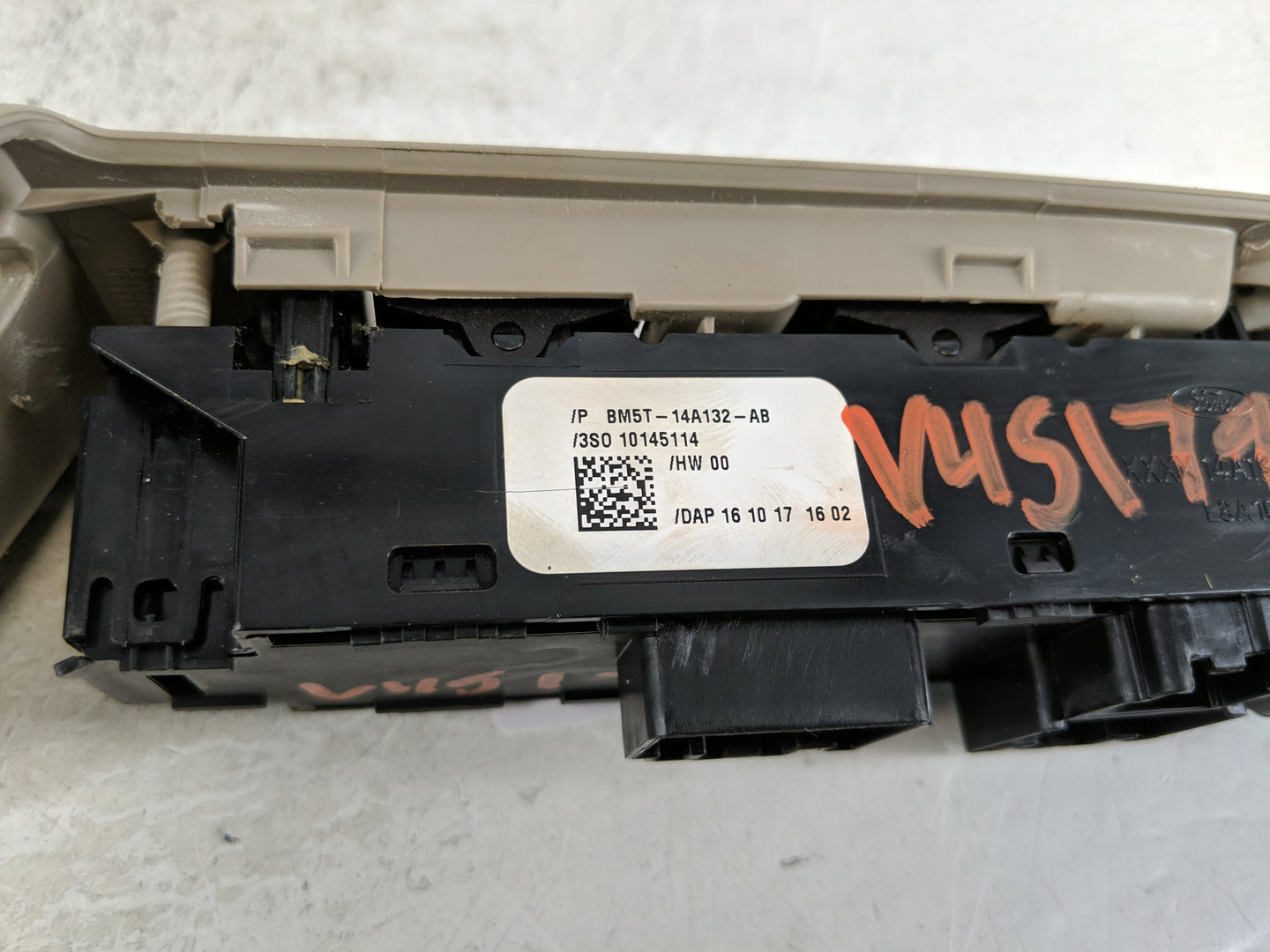 2013-2019 Ford Escape Master Power Window Switch Replacement Driver Side Left P/N:BM5T-14A132-AB Fits OEM Used Auto Parts - 