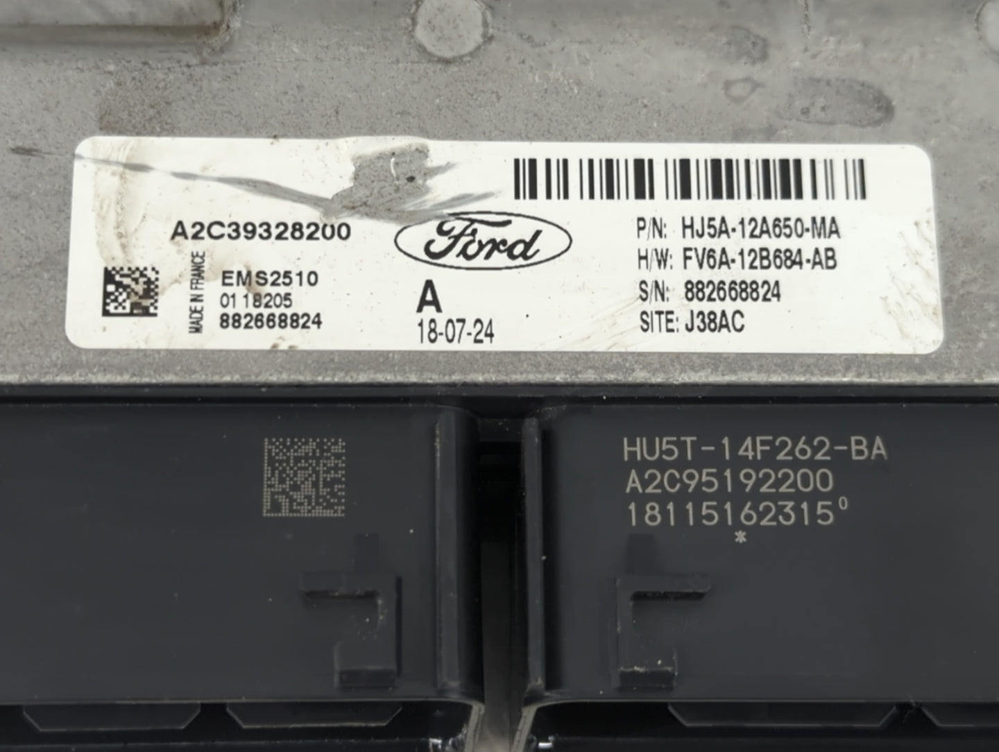 2017-2019 Ford Escape PCM Engine Control Computer ECU ECM PCU OEM P/N:HJ5A-12A650-MA Fits Fits 2017 2018 2019 OEM Used Auto 