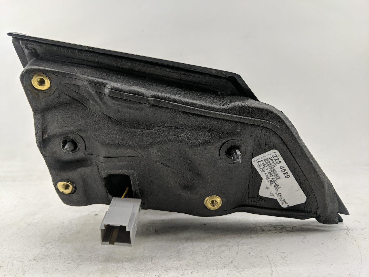 2017-2019 Ford Escape Passenger Right Side View Manual Door Mirror Black - Oemusedautoparts1.com