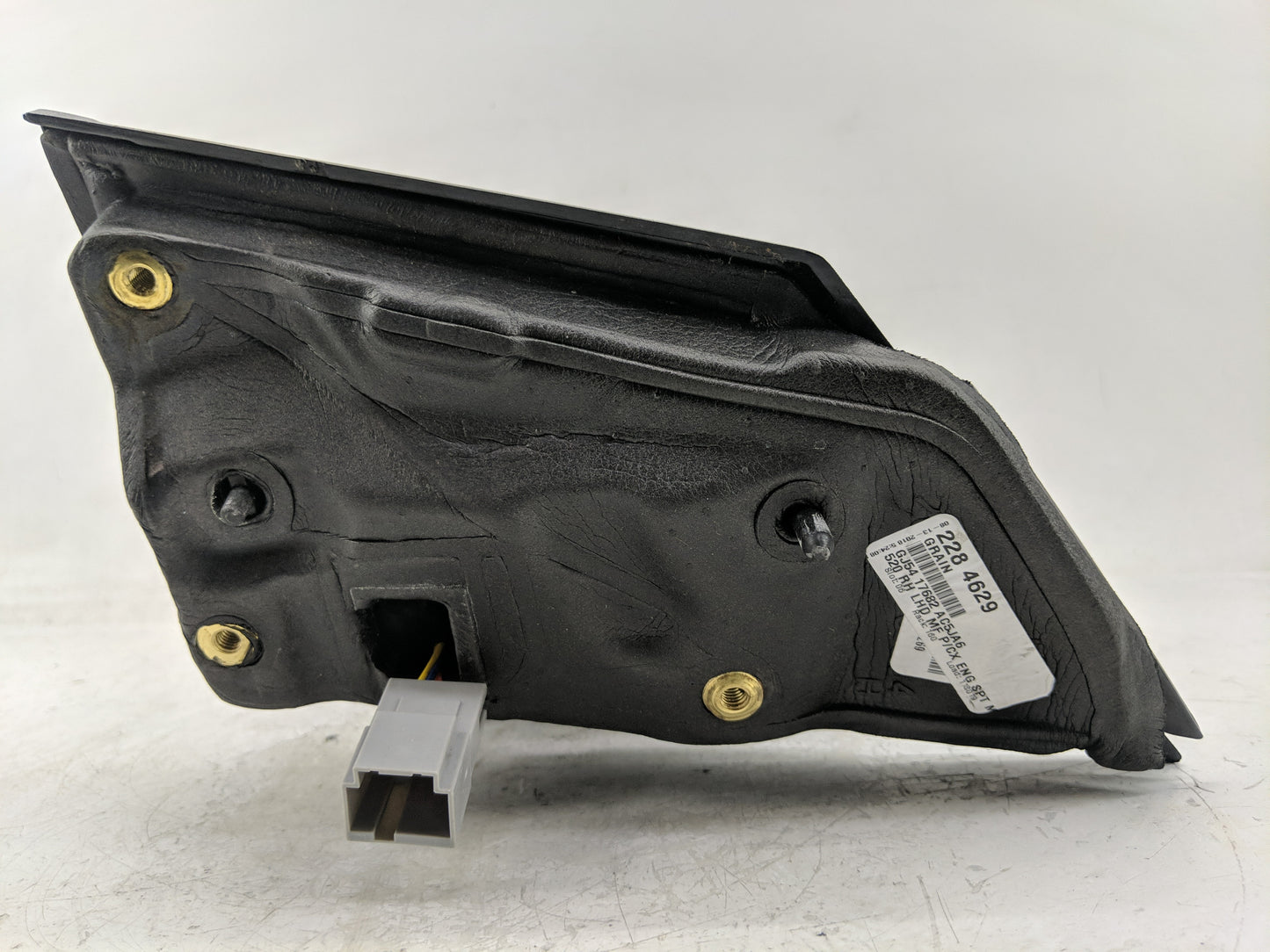 2017-2019 Ford Escape Passenger Right Side View Manual Door Mirror Black - Oemusedautoparts1.com