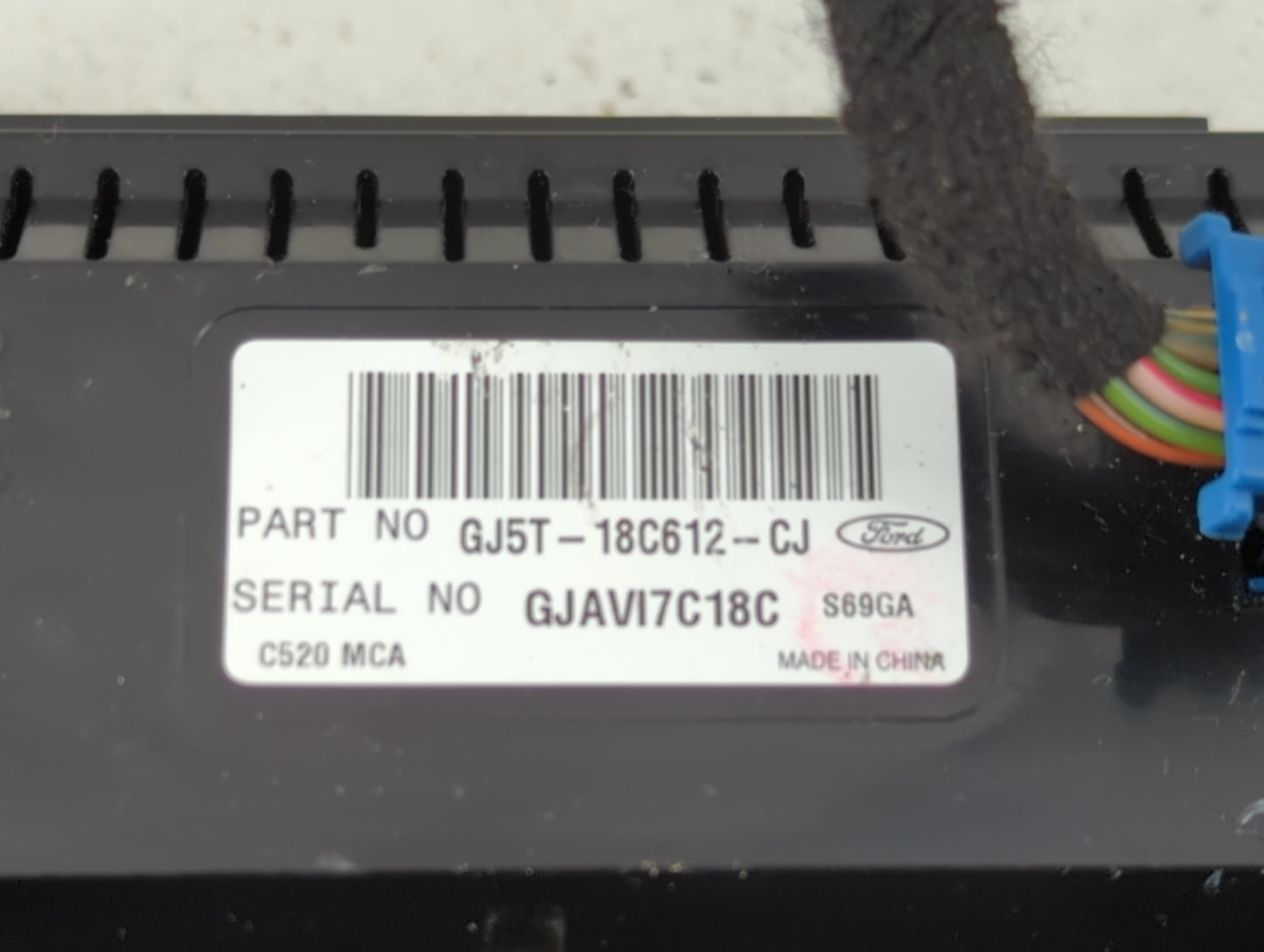 2018-2019 Ford Escape Climate Control Module Temperature AC/Heater Replacement P/N:GJ5T-18C612-CJ Fits Fits 2018 2019 OEM Us