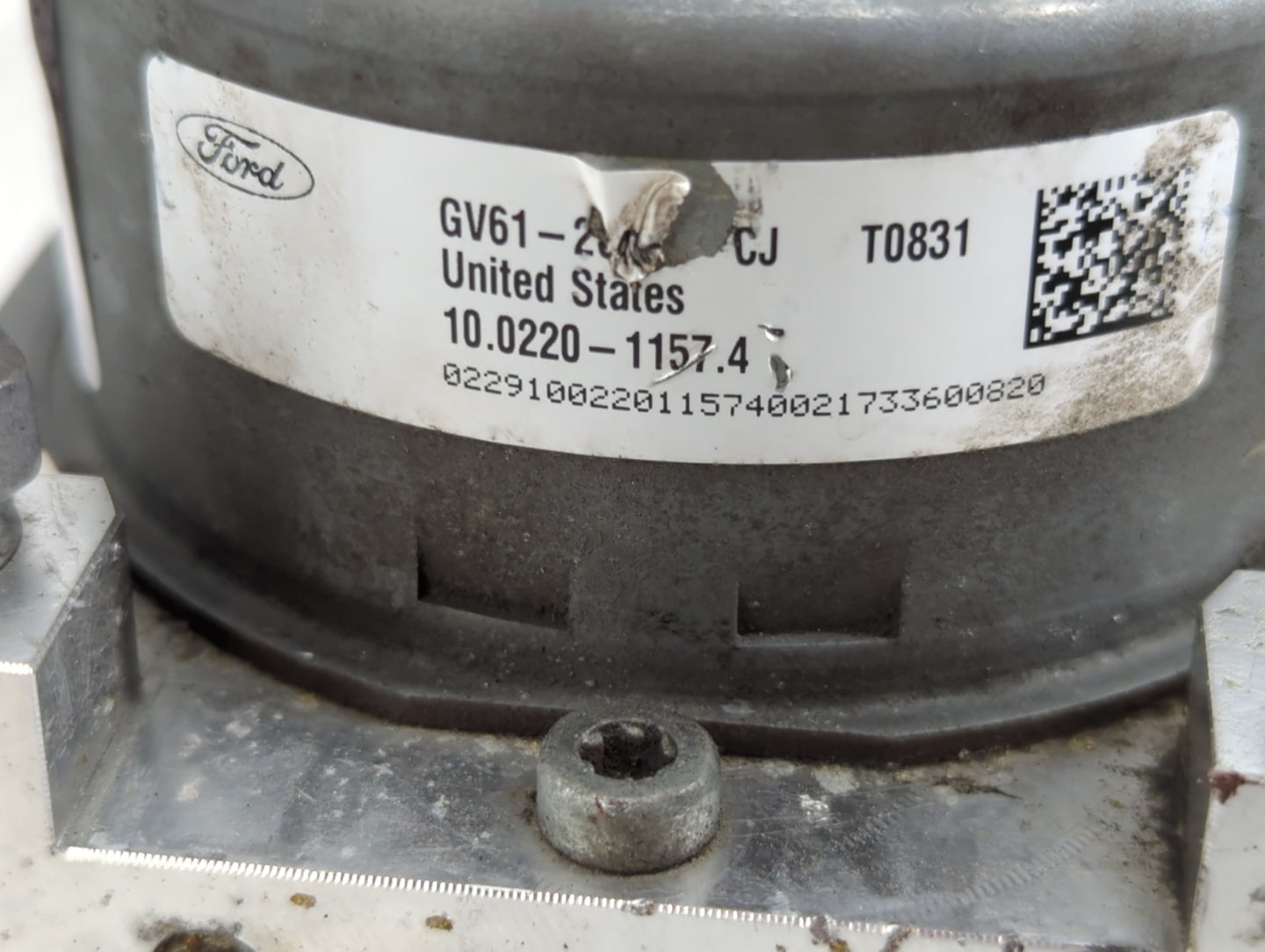 2017-2019 Ford Escape ABS Pump Control Module Replacement P/N:GV61-2C219-DJ Fits Fits 2017 2018 2019 OEM Used Auto Parts - O