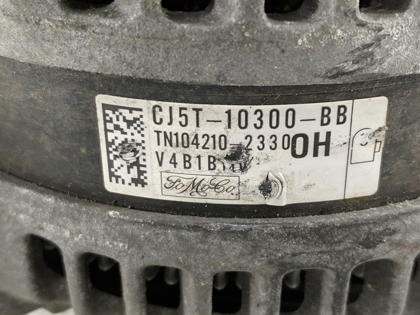 2013-2019 Ford Escape Alternator Replacement Generator Charging Assembly Engine OEM P/N:CJ5T-10300-BB Fits OEM Used Auto Par