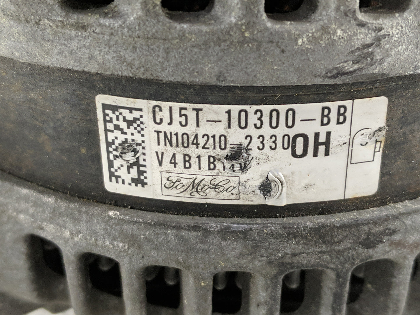 2013-2019 Ford Escape Alternator Replacement Generator Charging Assembly Engine OEM P/N:CJ5T-10300-BB Fits OEM Used Auto Par
