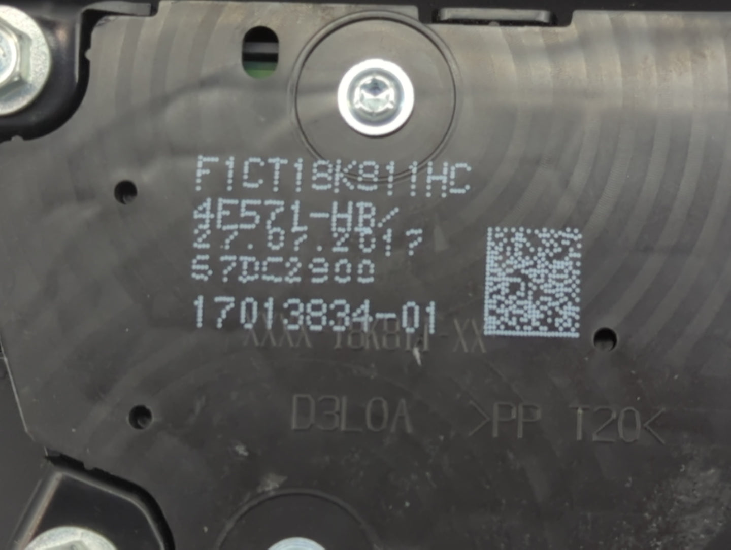2017-2019 Ford Escape Radio AM FM Cd Player Receiver Replacement P/N:F1CT18K811HC Fits Fits 2017 2018 2019 OEM Used Auto Par