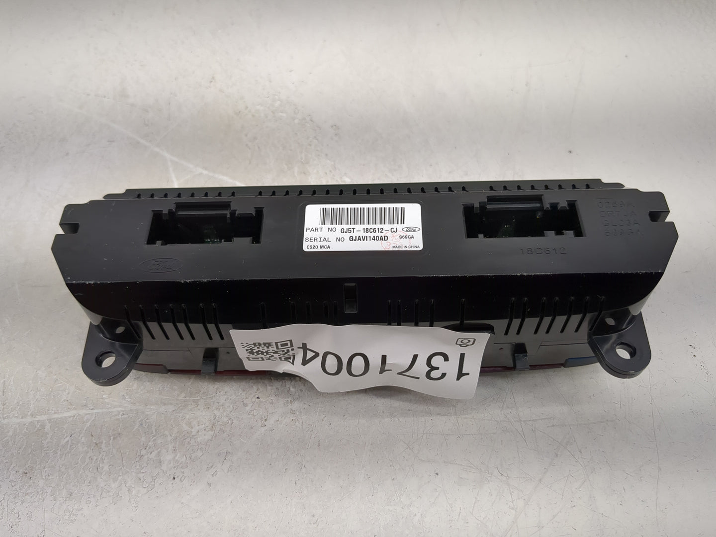 2018-2019 Ford Escape Climate Control Module Temperature AC/Heater Replacement P/N:GJ5T-18C612-CJ Fits Fits 2018 2019 OEM Us