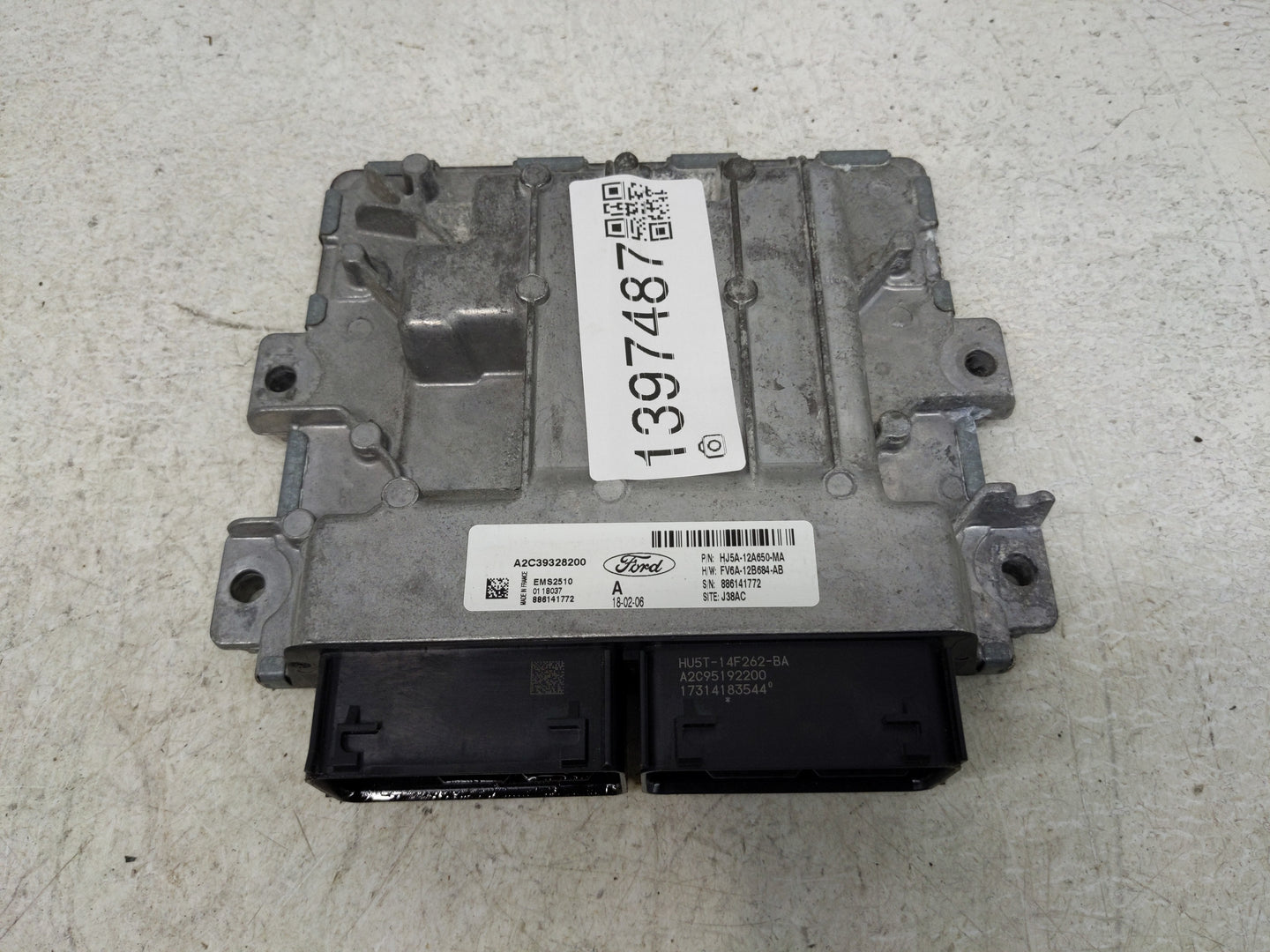 2017-2019 Ford Escape PCM Engine Control Computer ECU ECM PCU OEM P/N:HJ5A-12A650-MA Fits Fits 2017 2018 2019 OEM Used Auto 