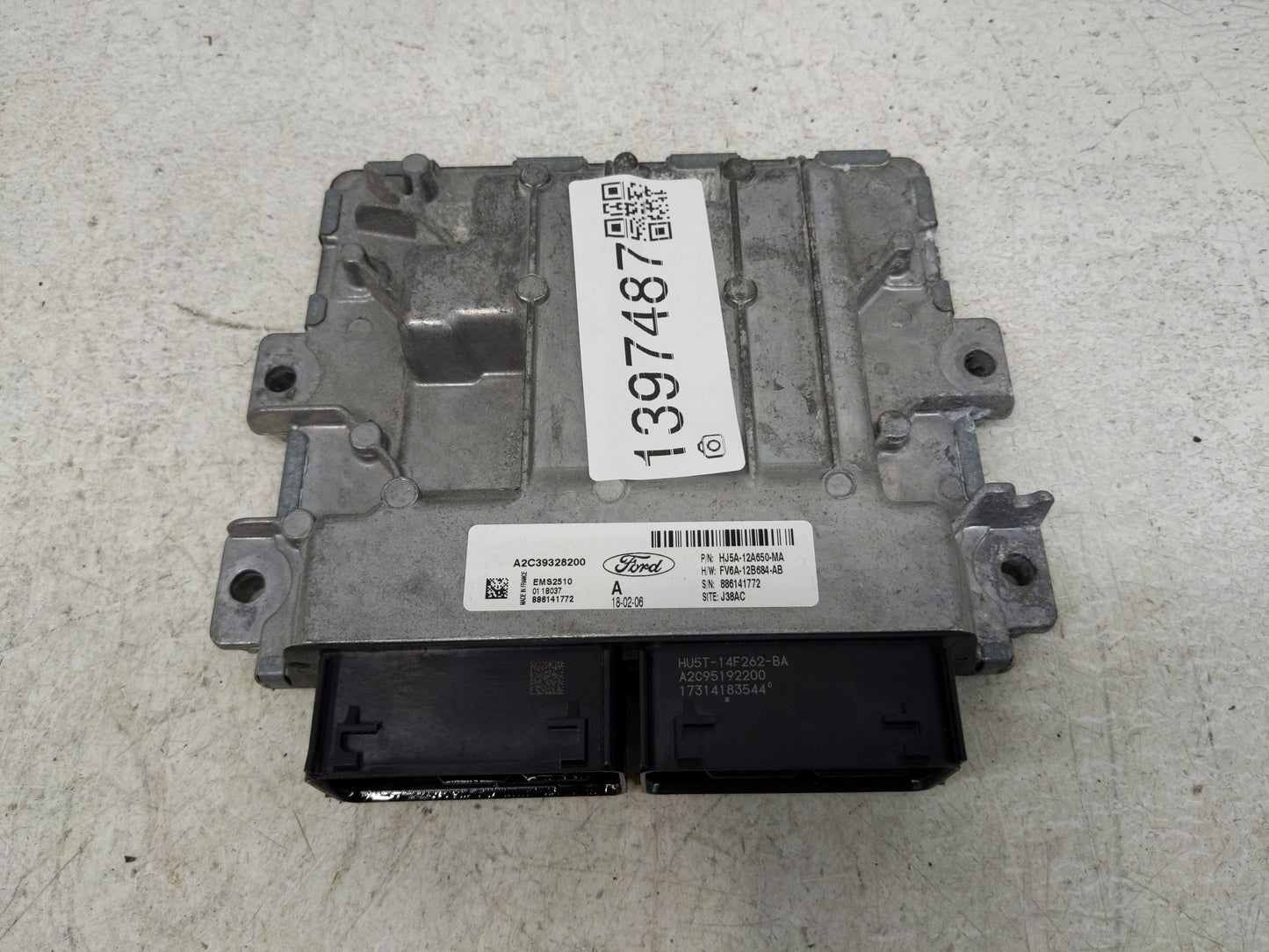 2017-2019 Ford Escape PCM Engine Control Computer ECU ECM PCU OEM P/N:HJ5A-12A650-MA Fits Fits 2017 2018 2019 OEM Used Auto 
