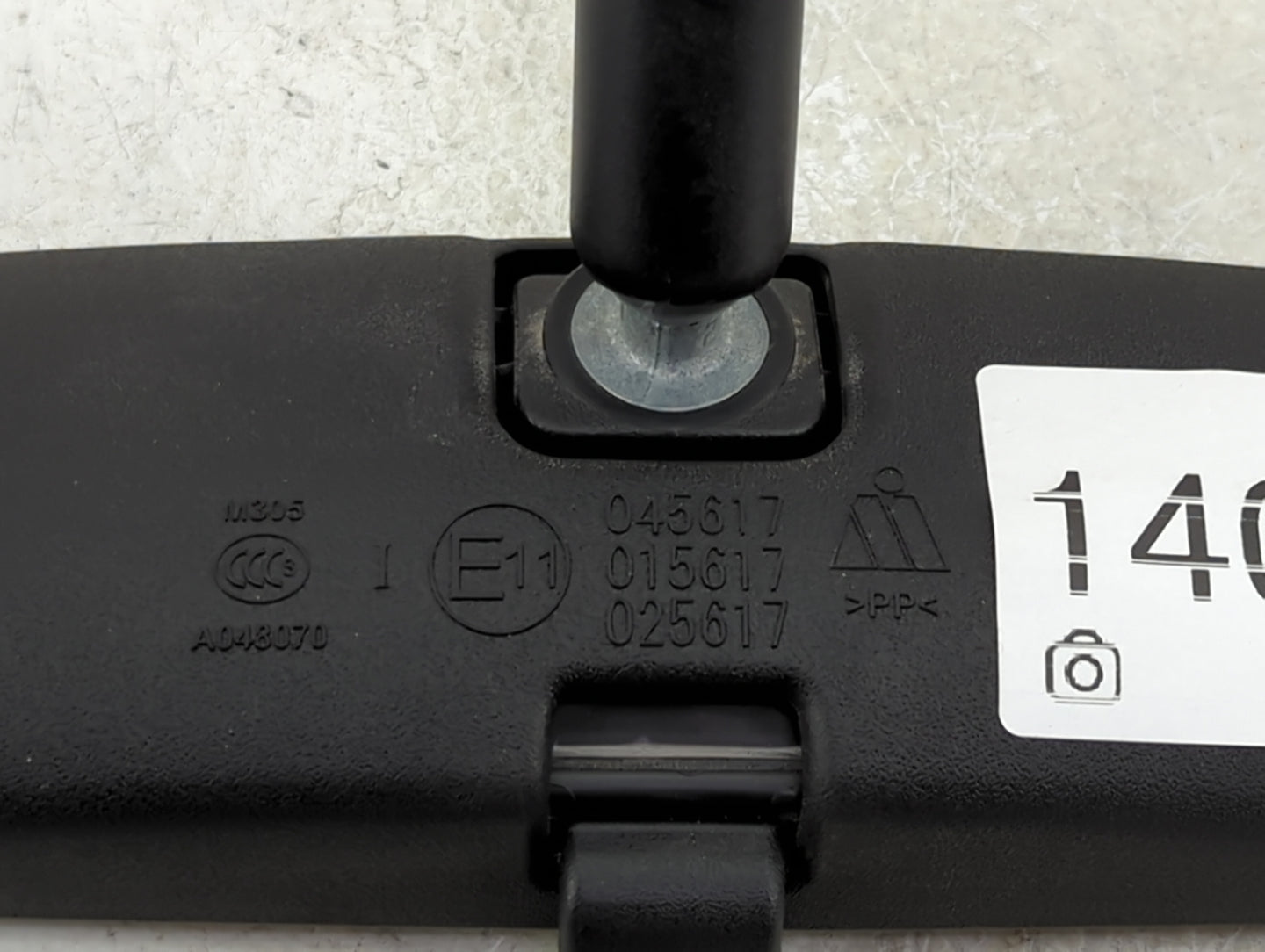 2017-2019 Ford Escape Interior Rear View Mirror Replacement OEM P/N:A048070 Fits Fits 2015 2016 2017 2018 2019 OEM Used Auto