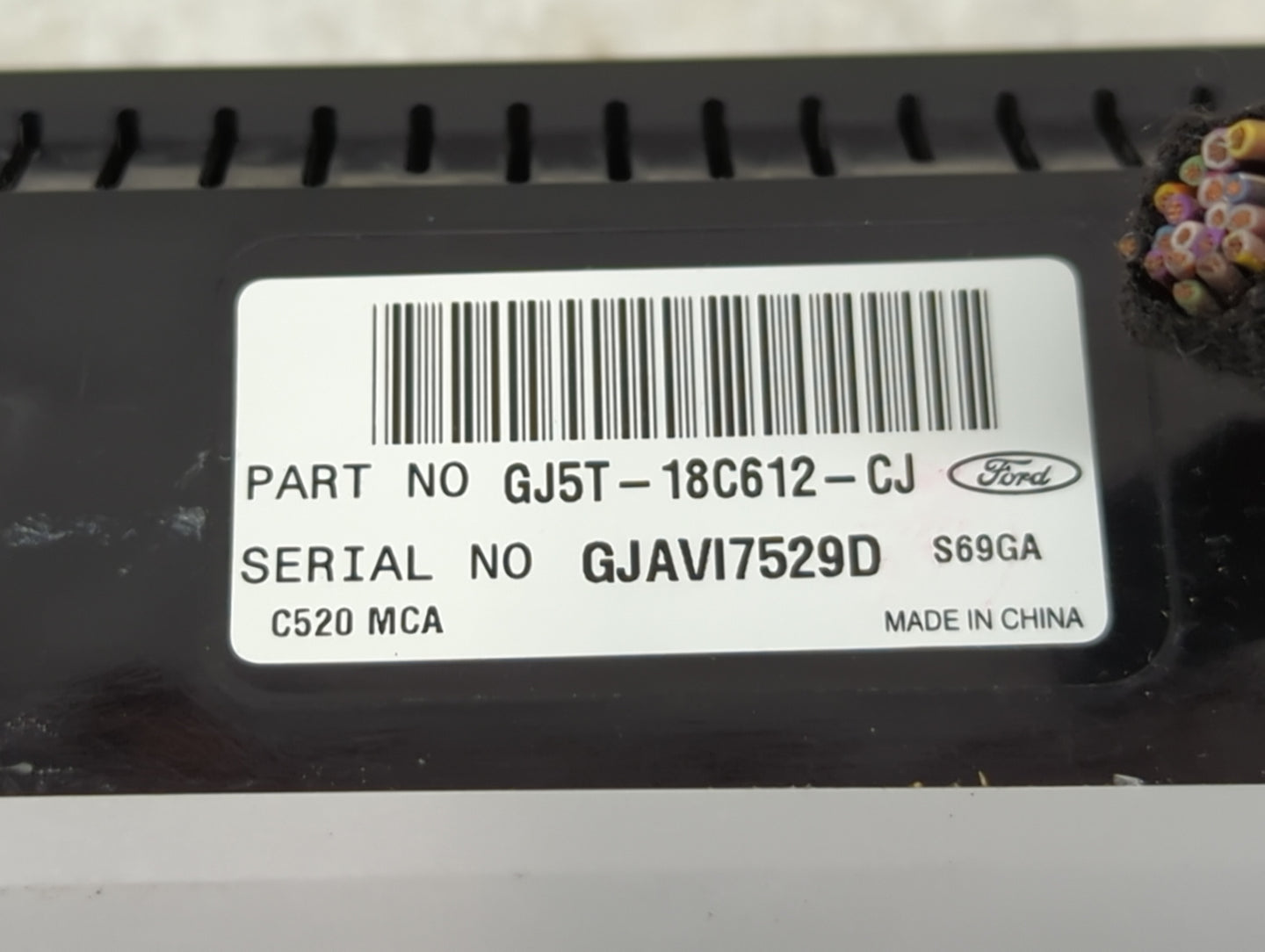 2018-2019 Ford Escape Climate Control Module Temperature AC/Heater Replacement P/N:GJ5T-18C612-CJ Fits Fits 2018 2019 OEM Us