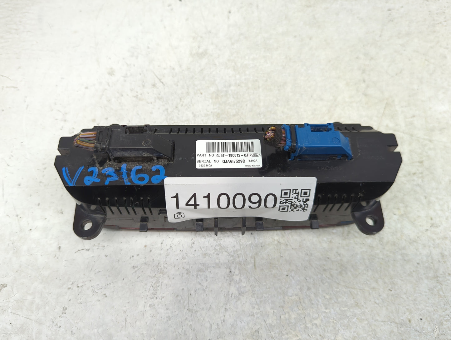 2018-2019 Ford Escape Climate Control Module Temperature AC/Heater Replacement P/N:GJ5T-18C612-CJ Fits Fits 2018 2019 OEM Us