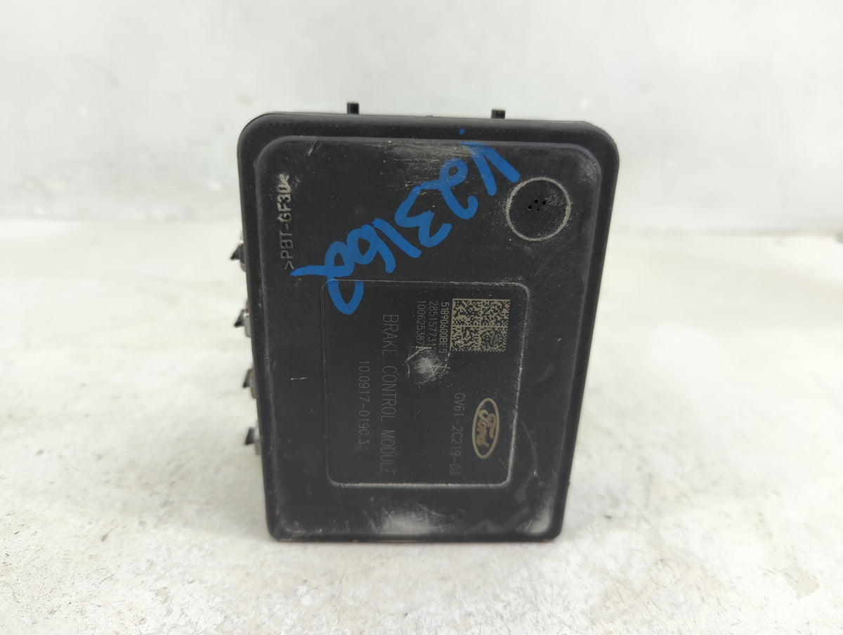 2017-2019 Ford Escape Anti-Lock Brake ABS Pump Module Actuator OEM P/N:GV61-2C405-CJ Fits Fits 2017 2018 2019 OEM Used Auto 