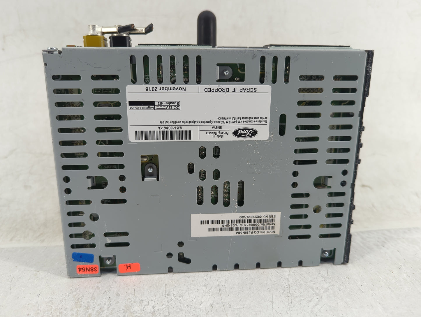 2015-2019 Ford Escape Radio AM FM Cd Player Receiver Replacement P/N:GJ5T-19C107-KA Fits Fits 2015 2016 2017 2018 2019 OEM U