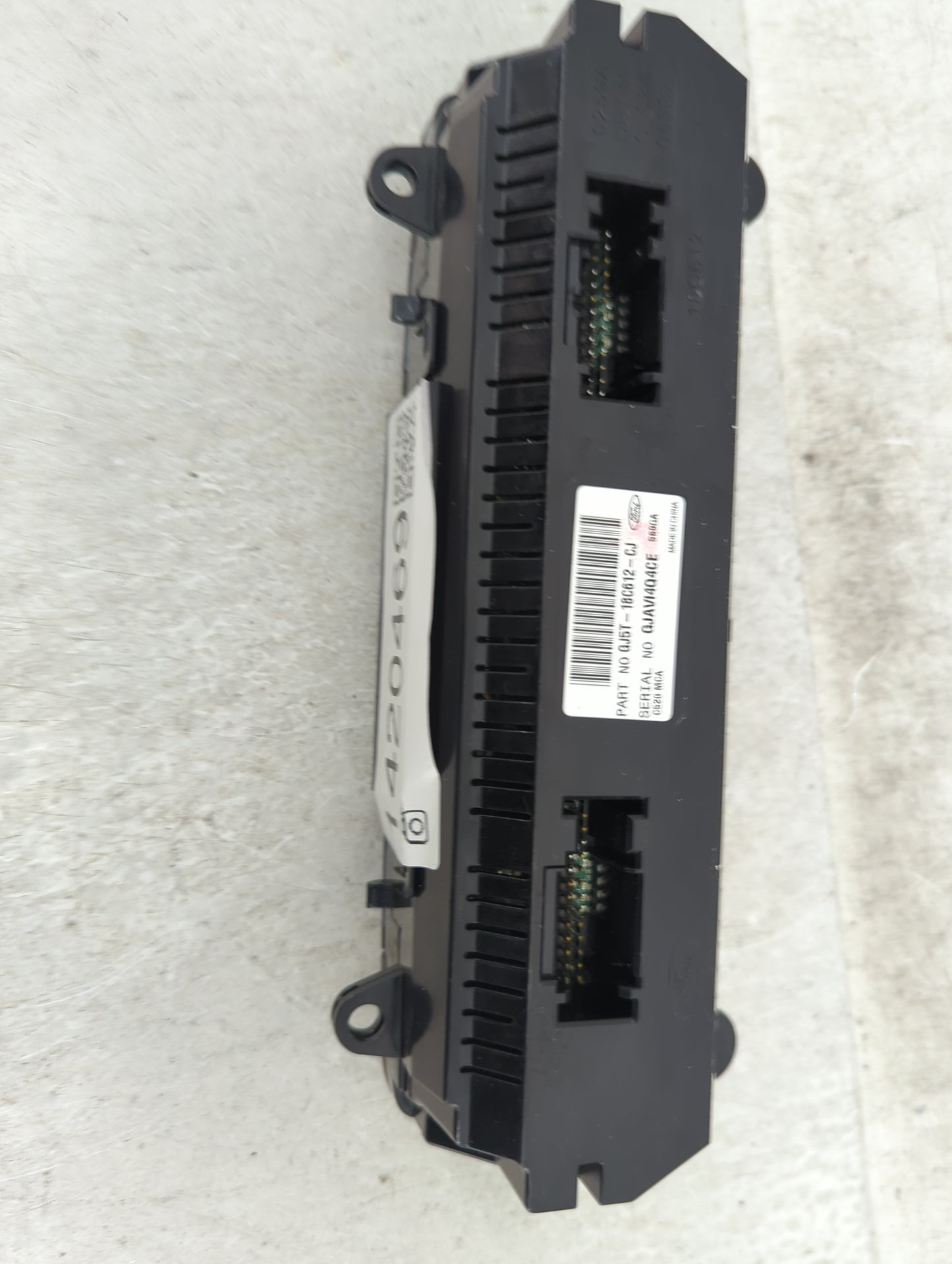2018-2019 Ford Escape Climate Control Module Temperature AC/Heater Replacement P/N:GJ5T-18C612-CJ GJAVI4Q4CE Fits Fits 2018 
