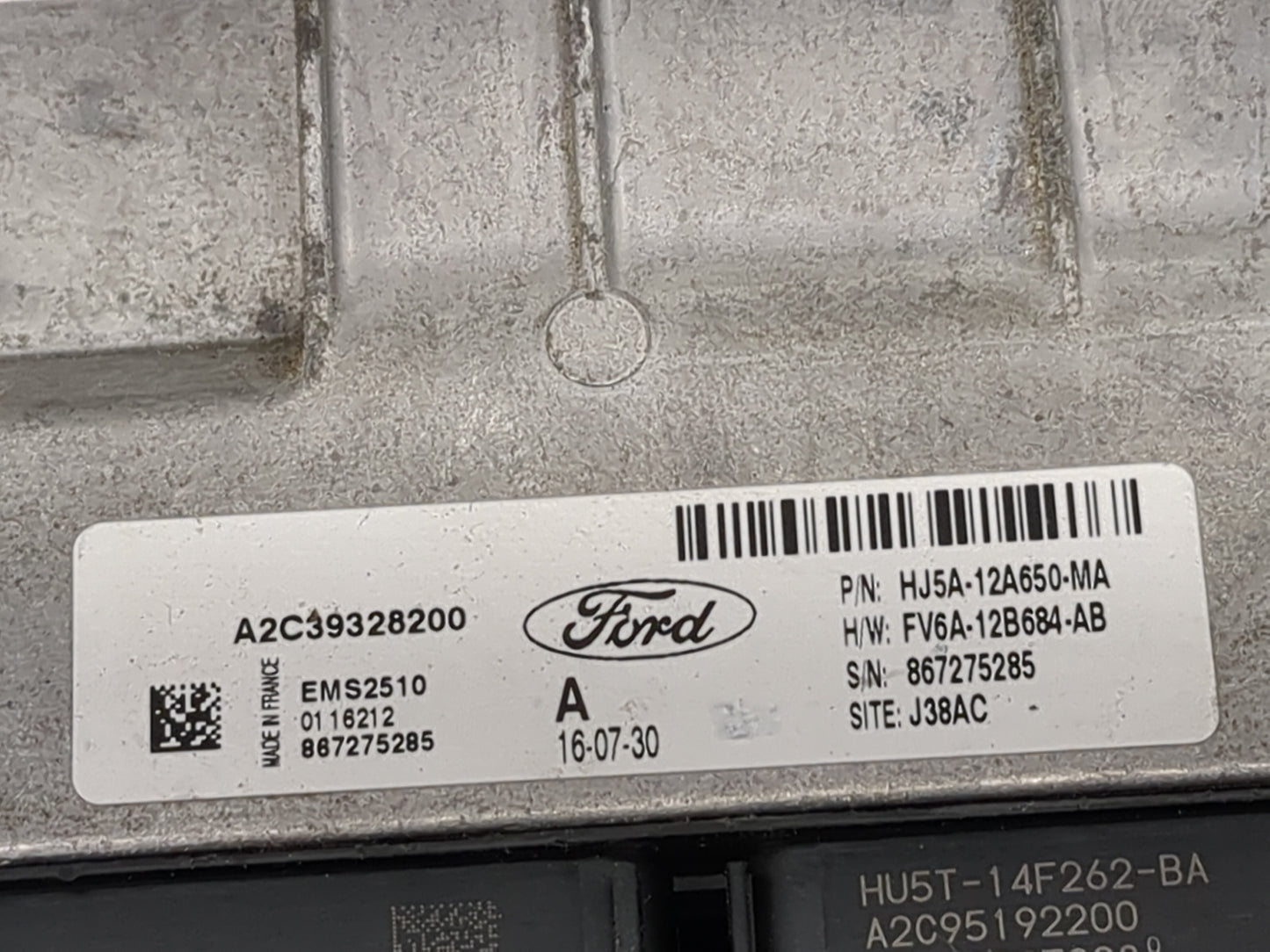 2017-2019 Ford Escape PCM Engine Control Computer ECU ECM PCU OEM P/N:HU5T-14F262-BA FV6A-12B684-AB Fits Fits 2017 2018 2019