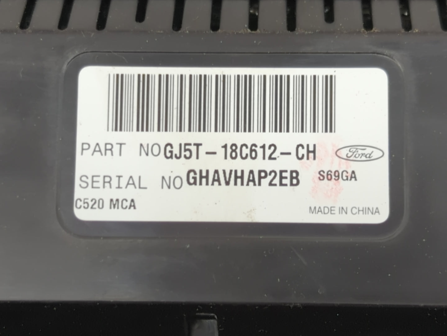 2018-2019 Ford Escape Climate Control Module Temperature AC/Heater Replacement P/N:GJ5T-18C612-CH Fits Fits 2018 2019 OEM Us