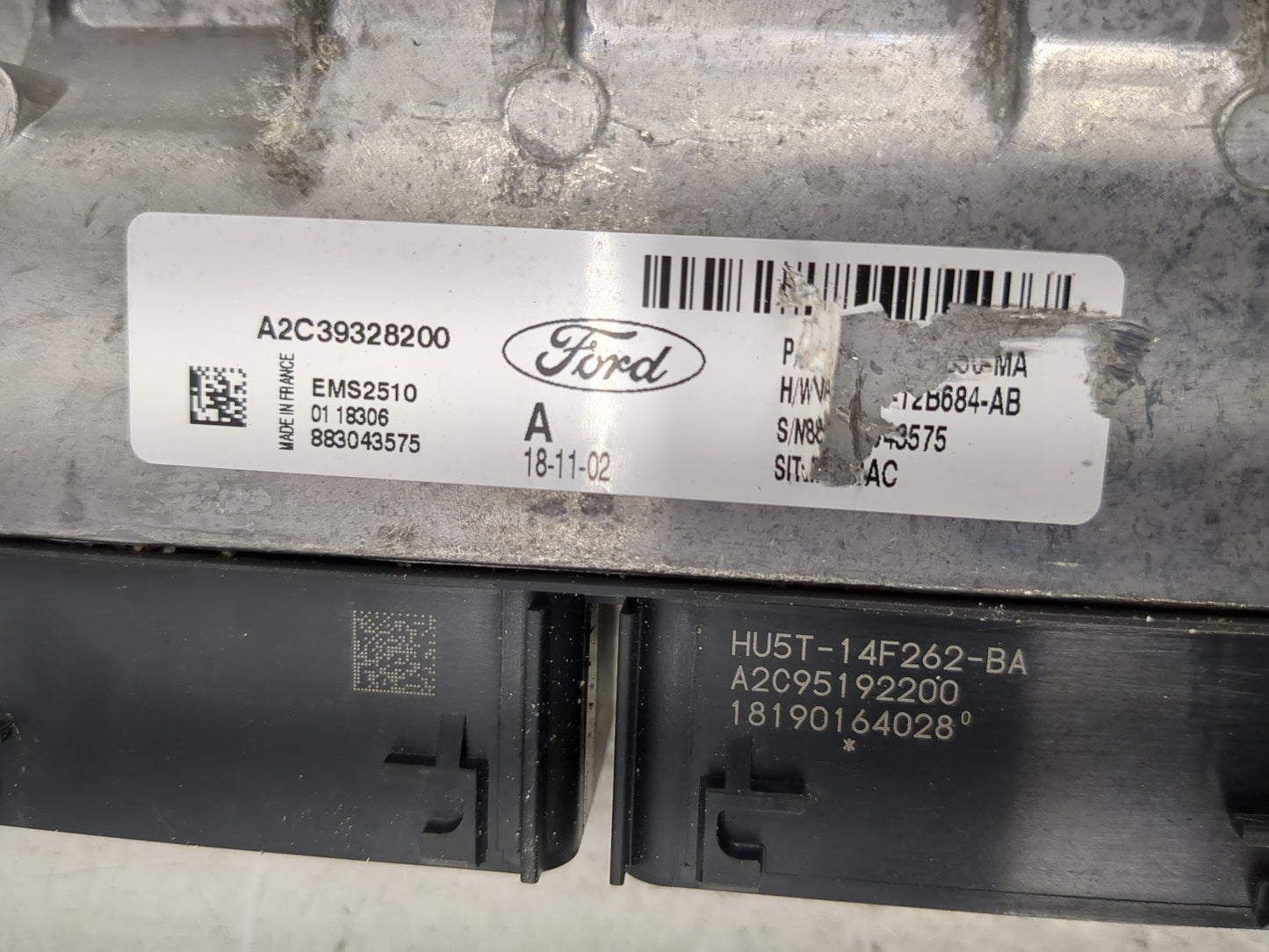 2017-2019 Ford Escape PCM Engine Control Computer ECU ECM PCU OEM P/N:HU5T-14F262-BA A2C39328200 Fits Fits 2017 2018 2019 OE