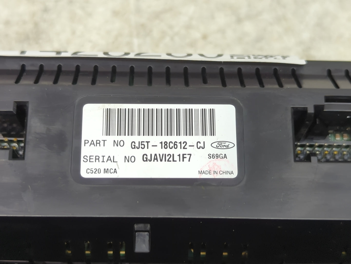 2018-2019 Ford Escape Climate Control Module Temperature AC/Heater Replacement P/N:GJ5T-18C612-CJ Fits Fits 2018 2019 OEM Us