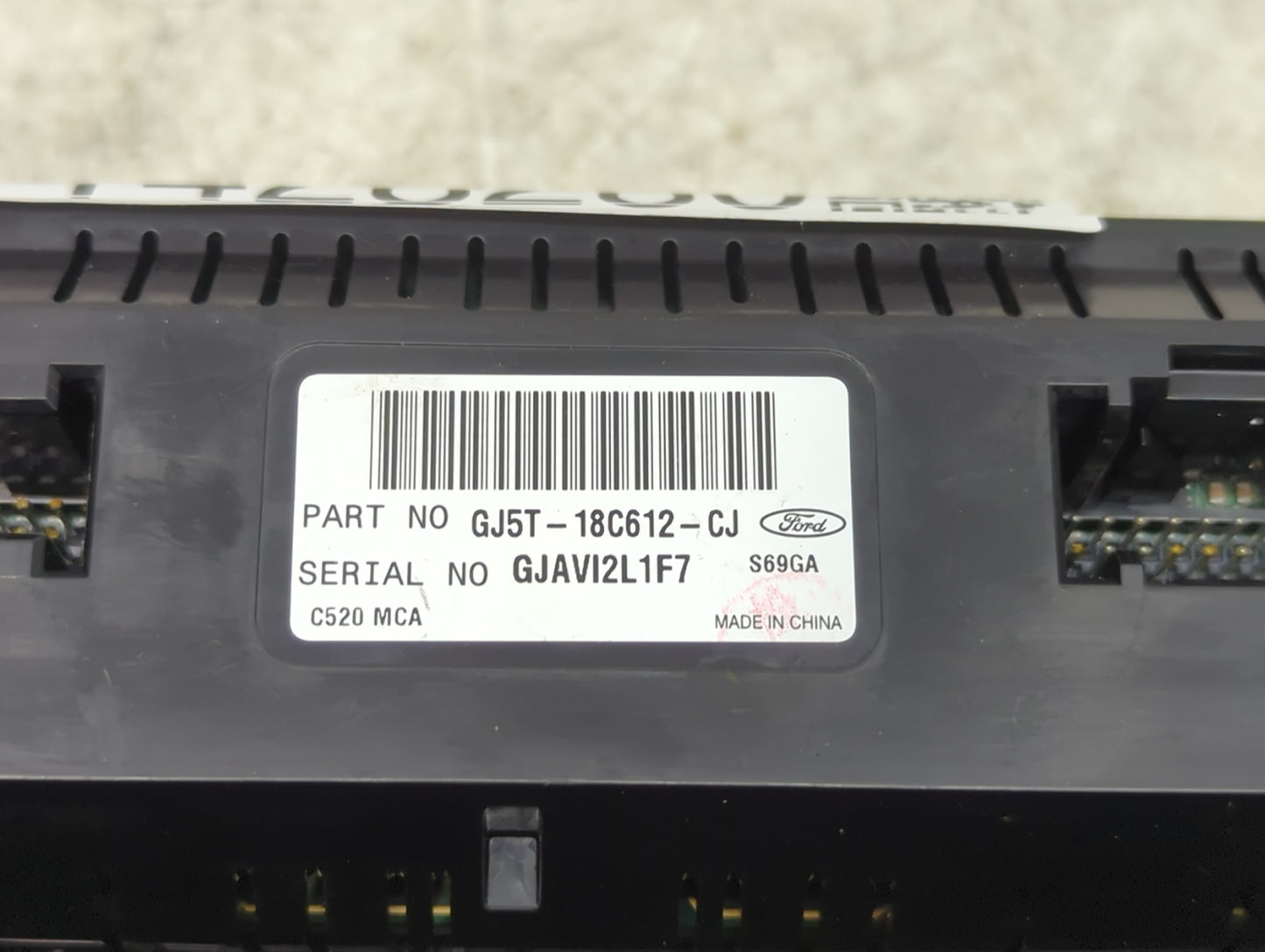 2018-2019 Ford Escape Climate Control Module Temperature AC/Heater Replacement P/N:GJ5T-18C612-CJ Fits Fits 2018 2019 OEM Us